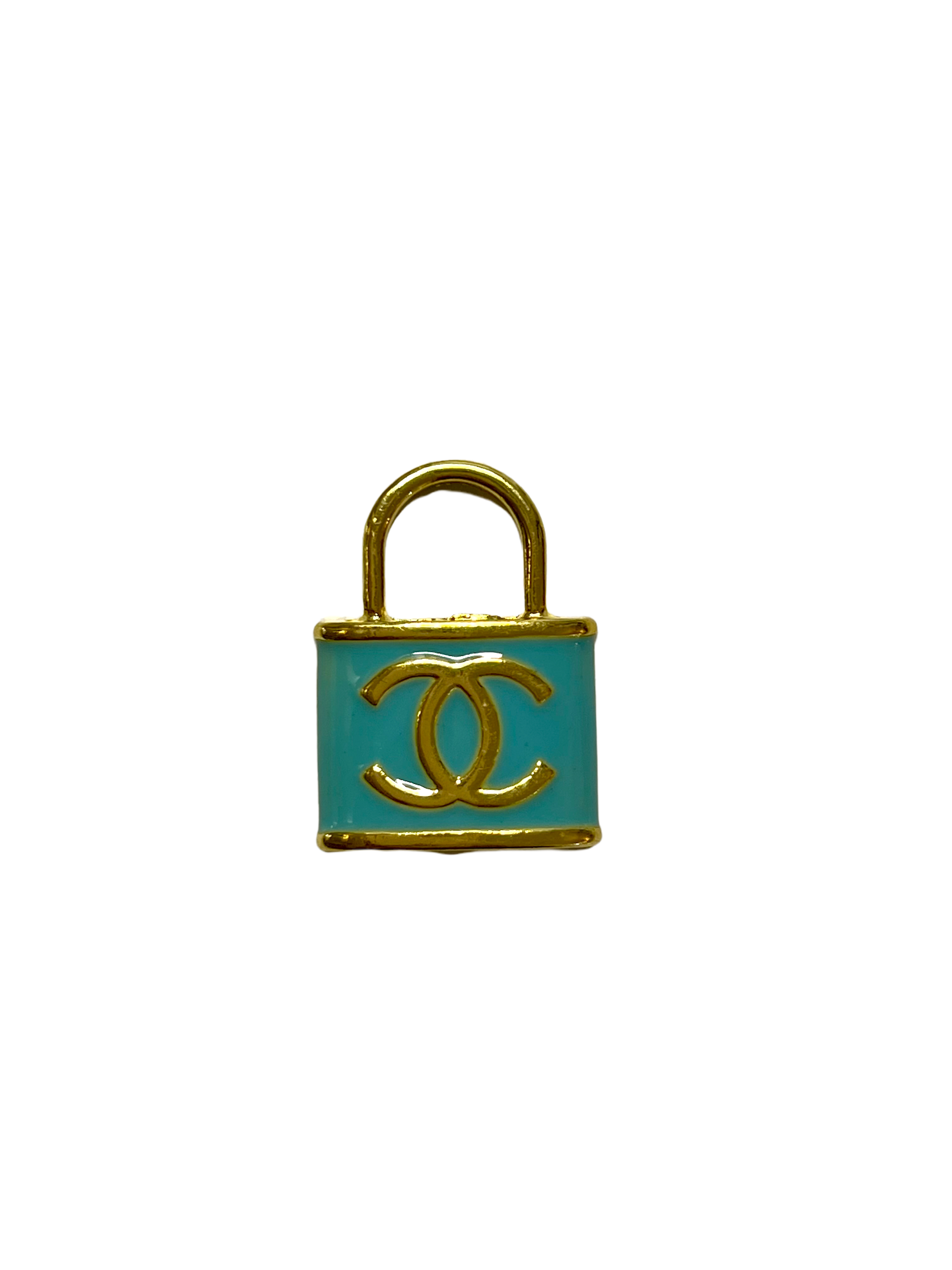CC Lock Charm Collar TURQUOISE10