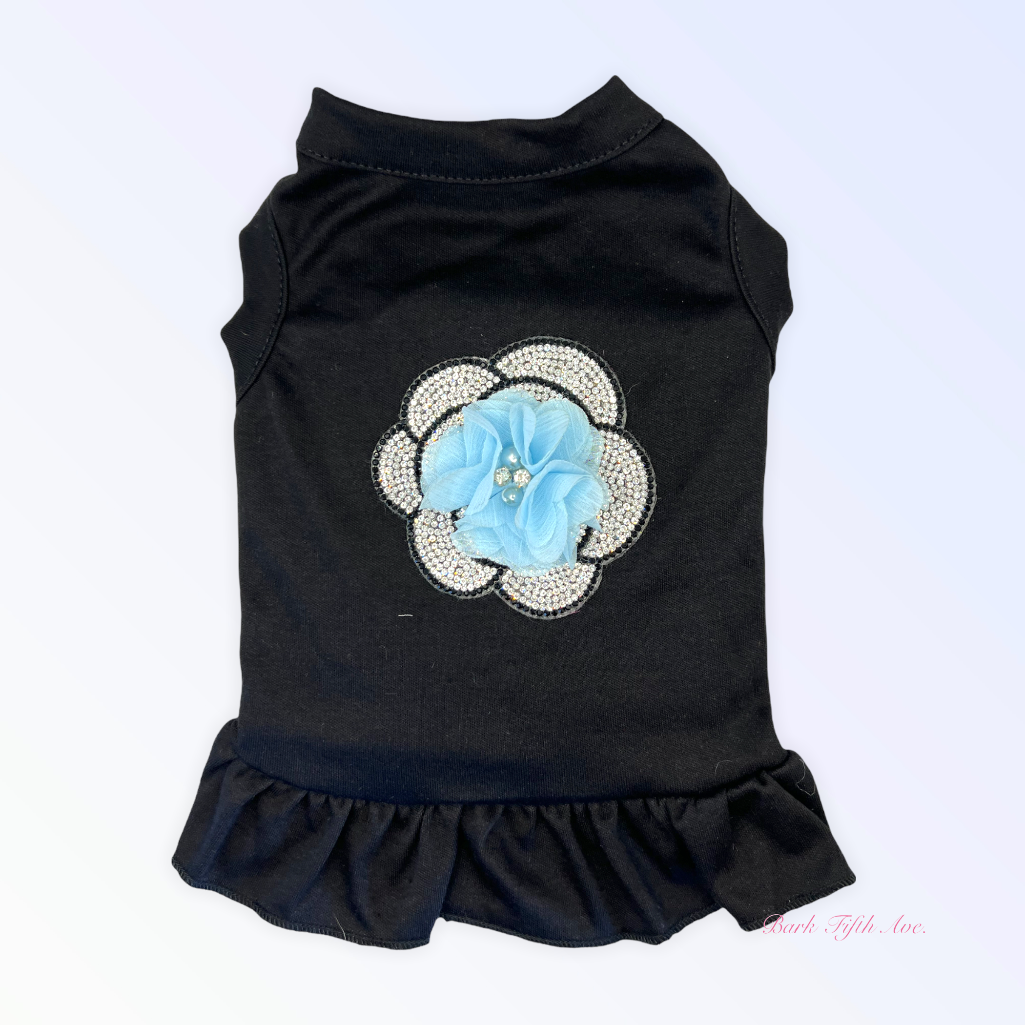 Chiffon and Rhinestone Camellia Dress Image 1
