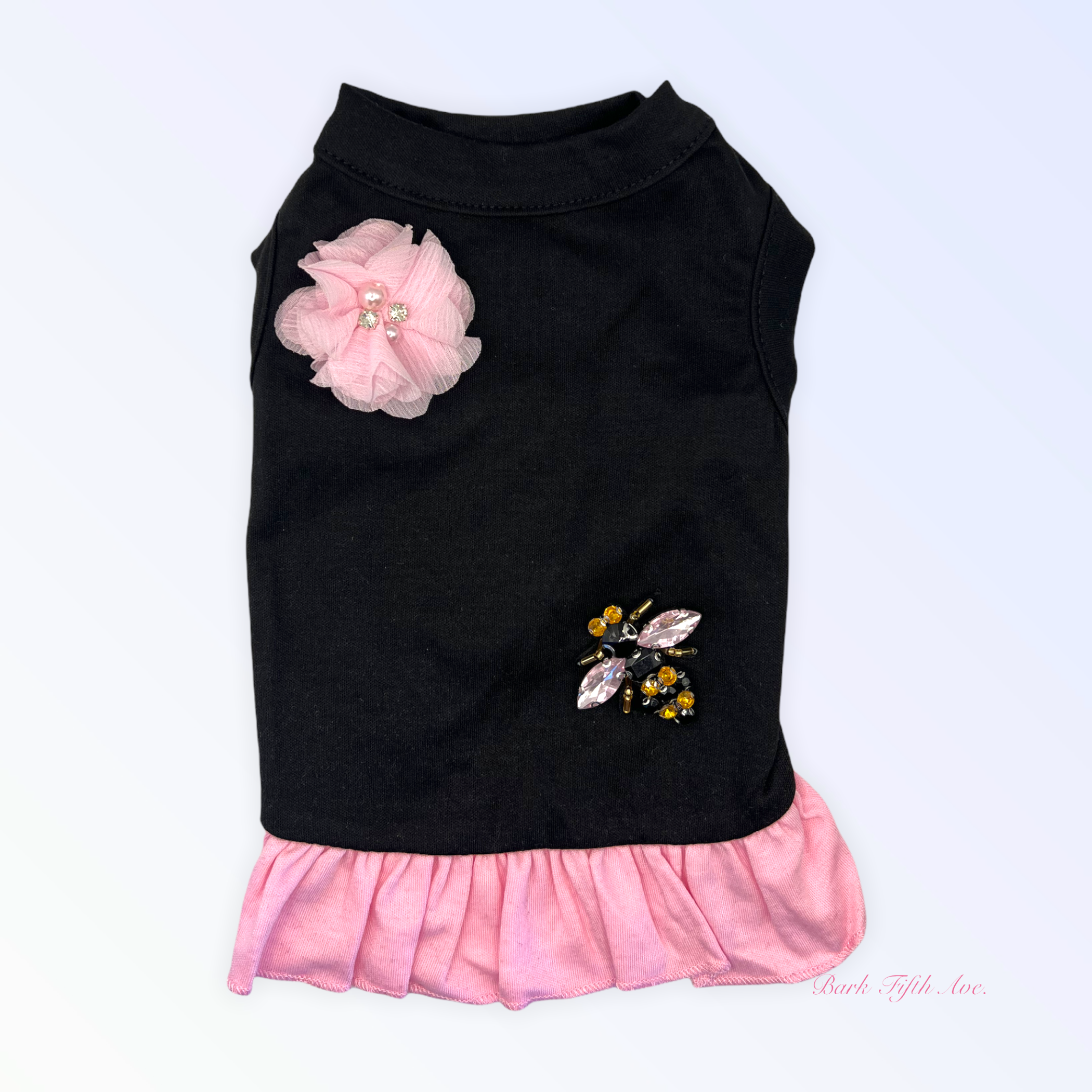 Chiffon Jeweled Bumble Bee Dress Image 1