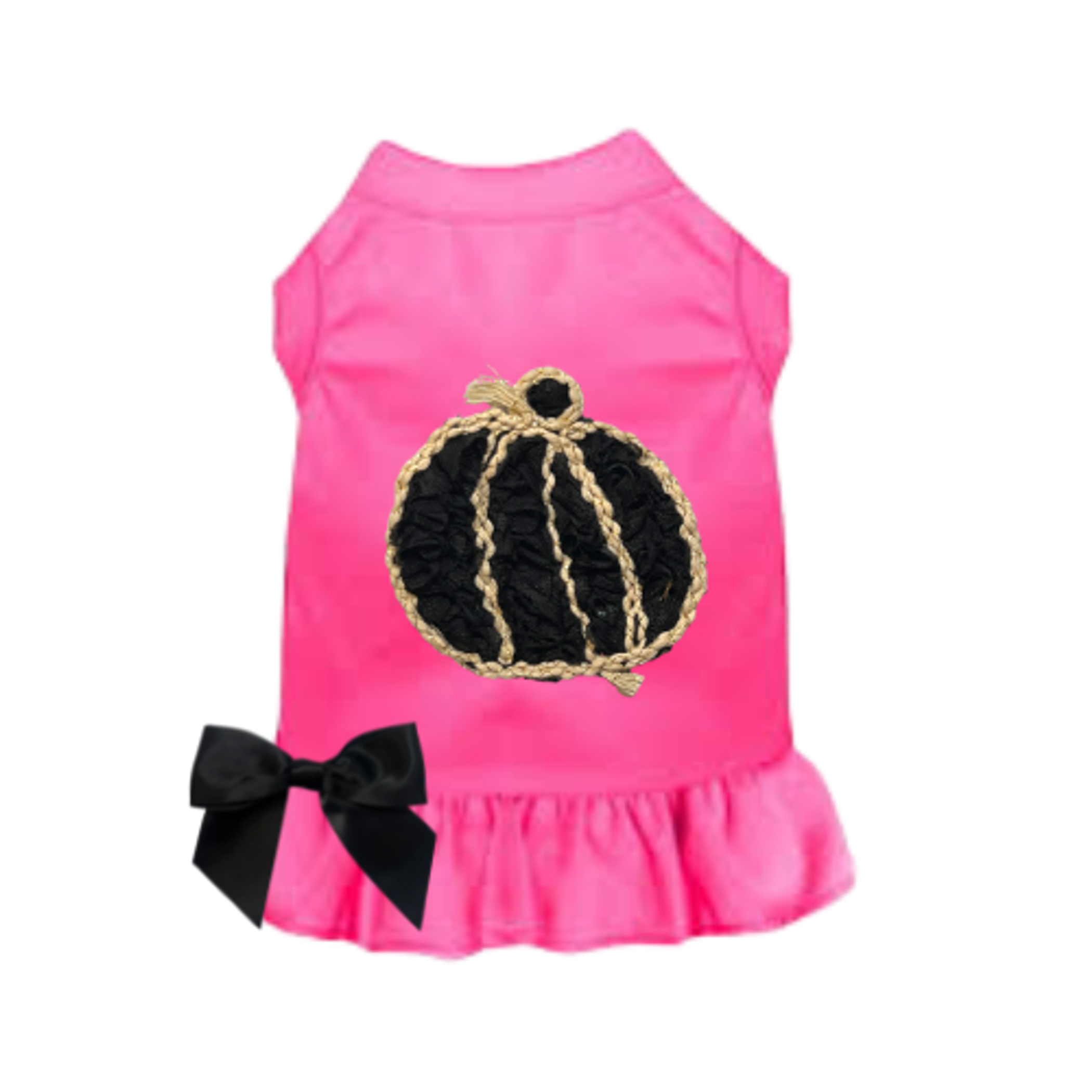 Chiffon Rose Halloween Pumpkin Dress Image 1