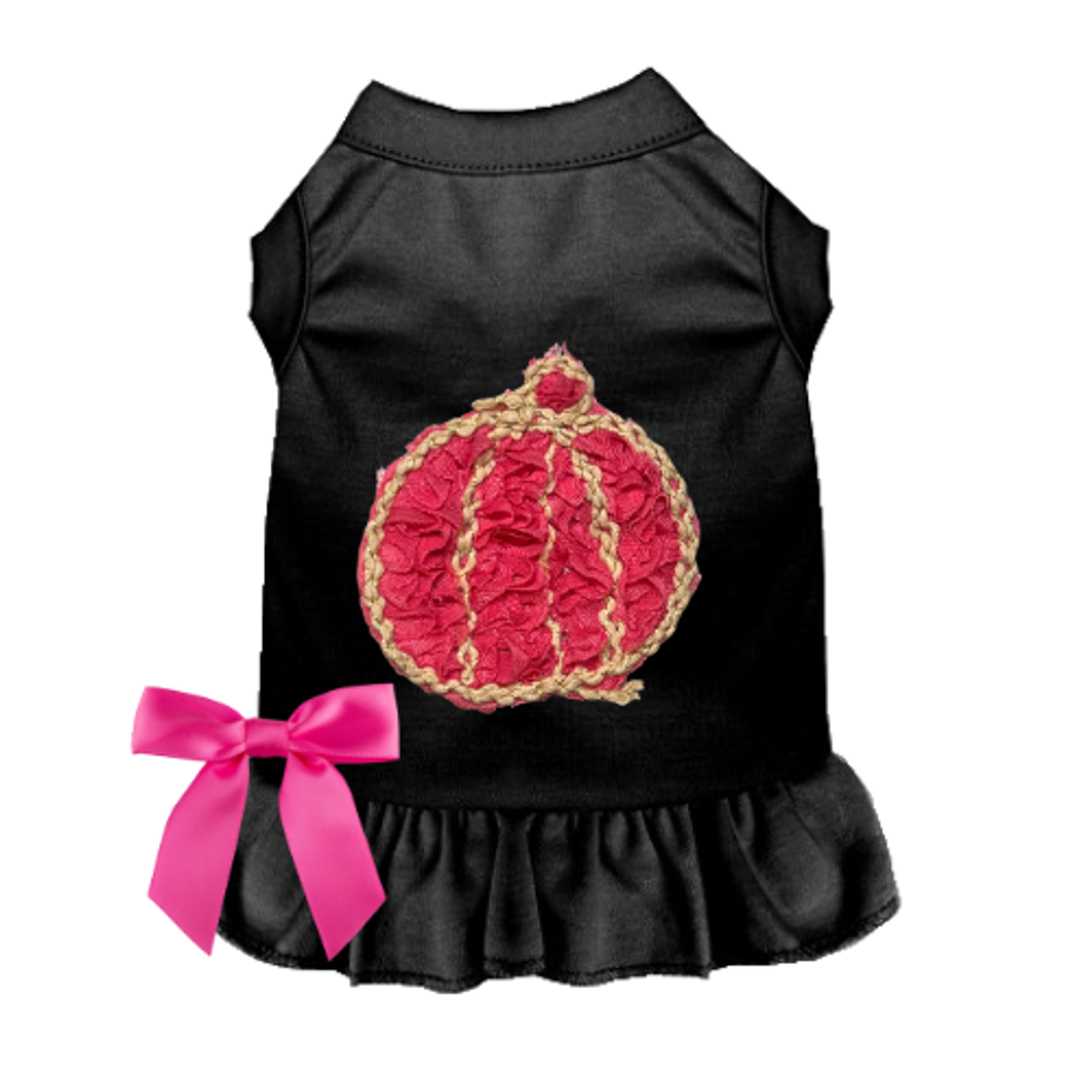 Chiffon Rose Halloween Pumpkin Dress Image 1