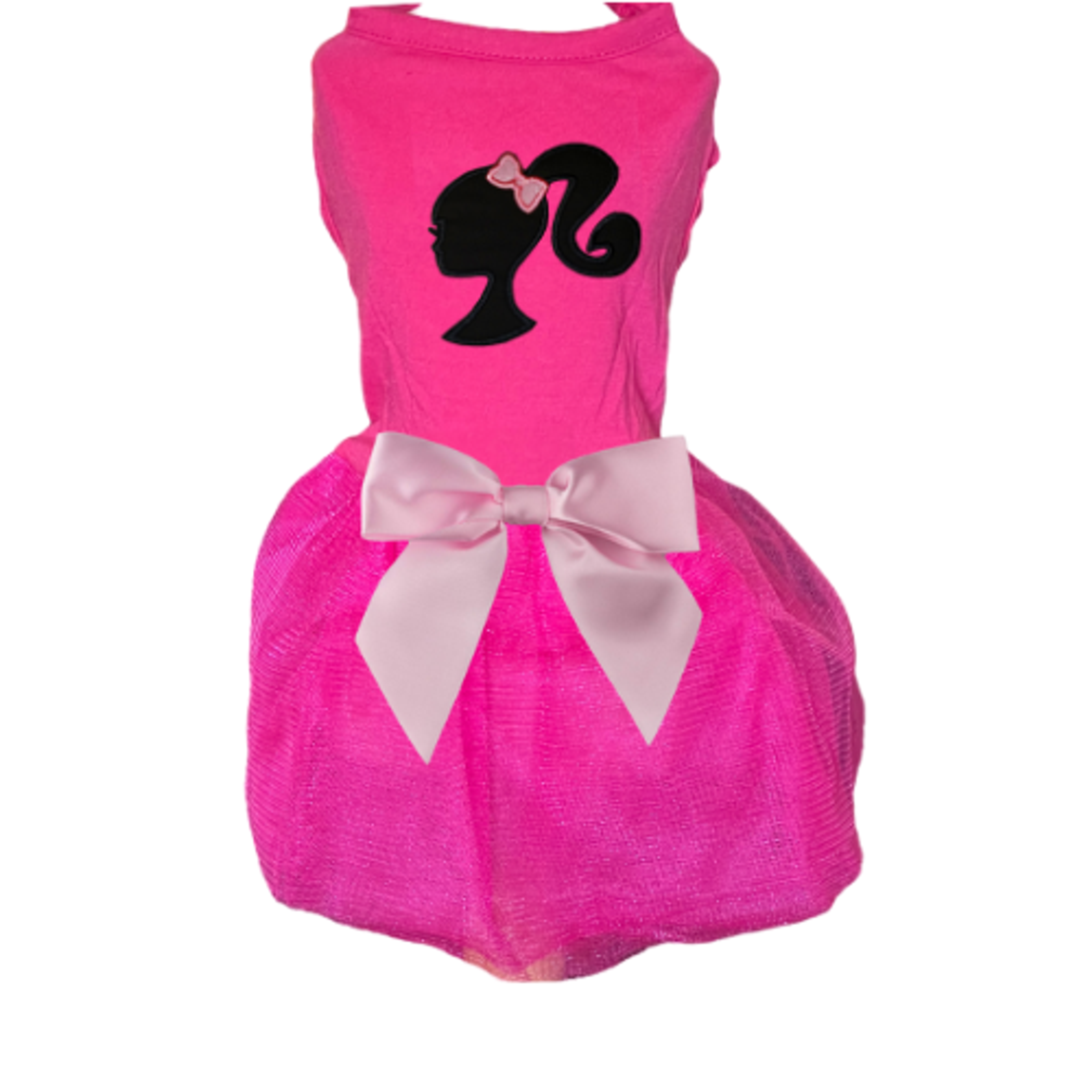Barbie Silhouette Tutu Dog Dress Image 1