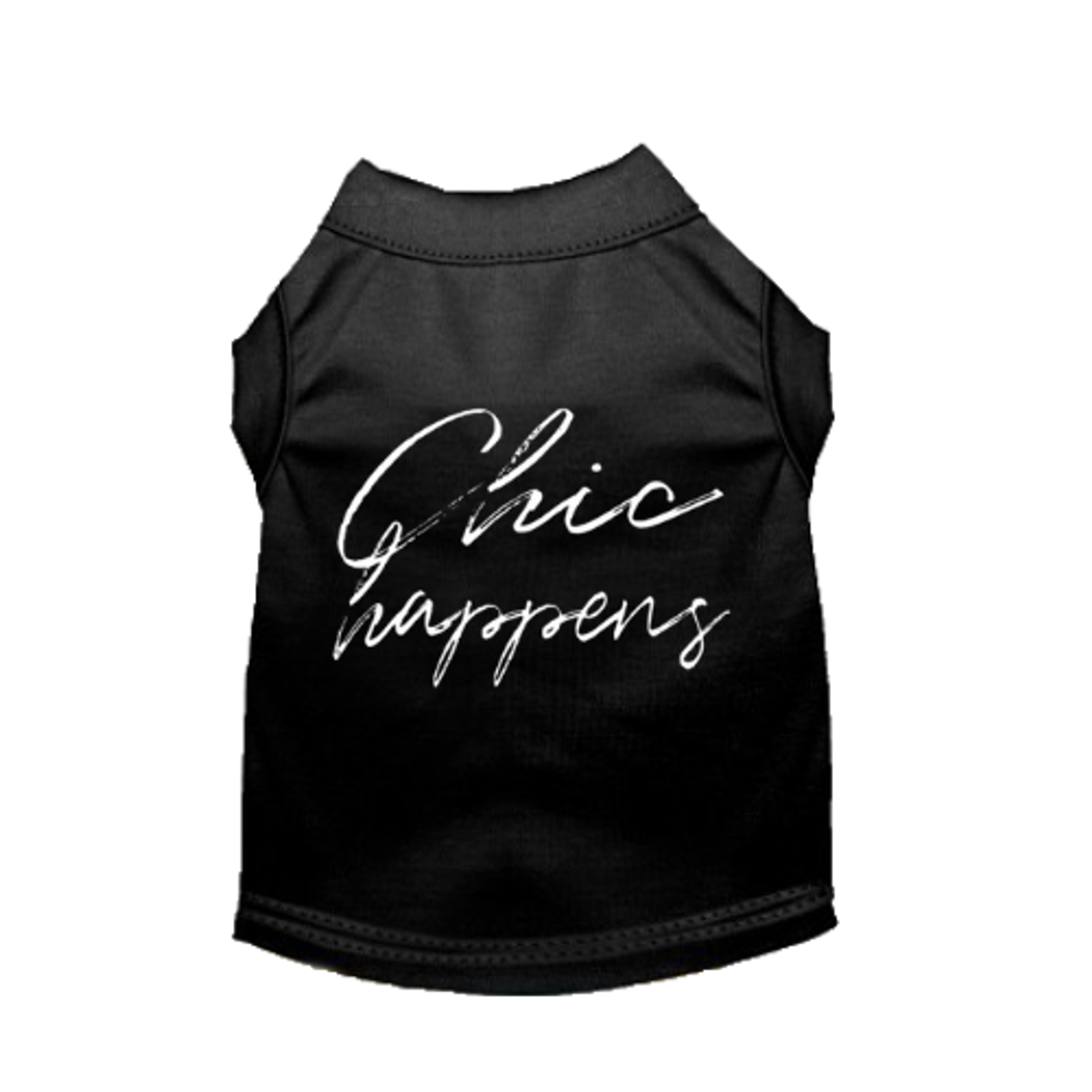 Chic Happens- Dog Shirt Image 1