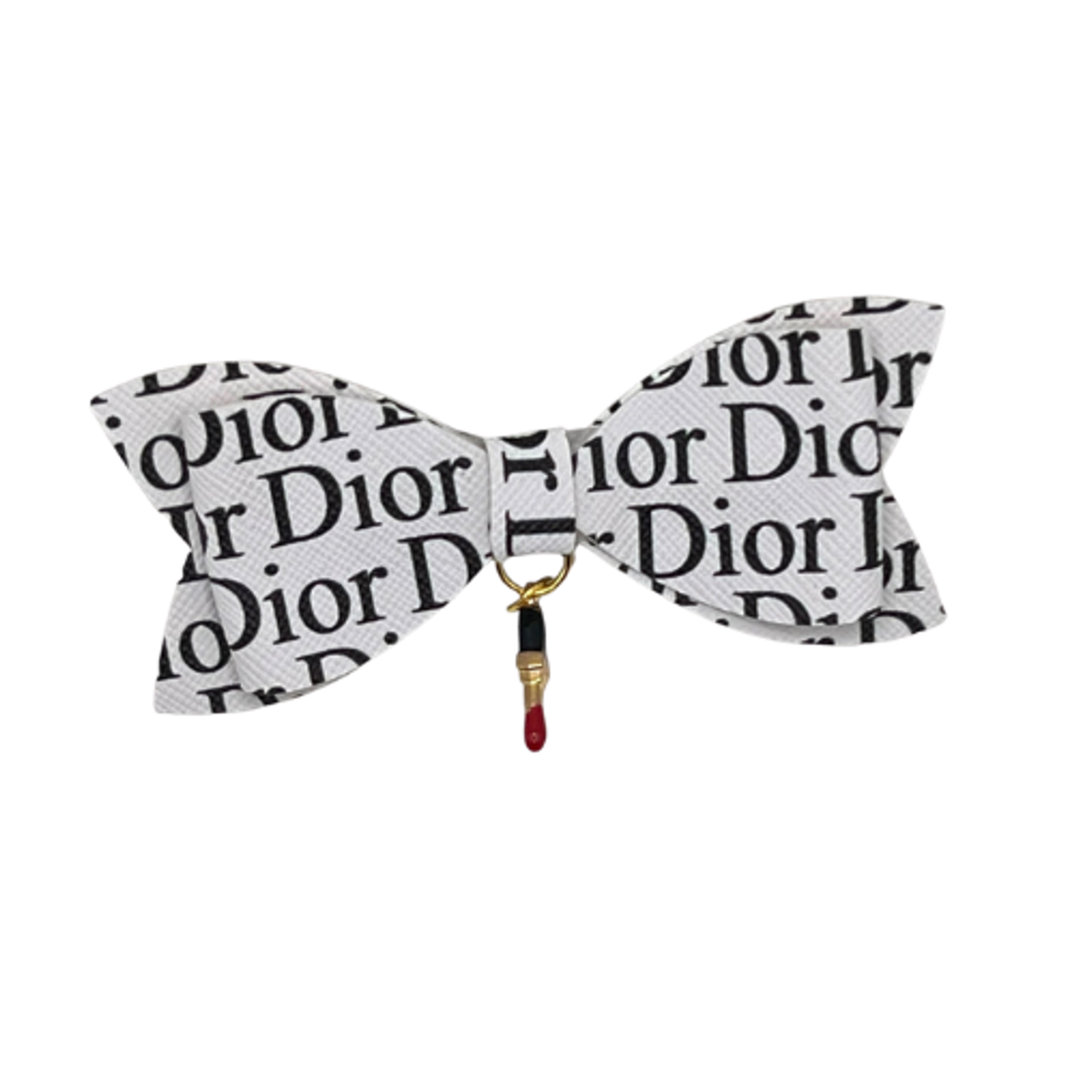Diorable Lipstick Dog Hair Barrette Image 1