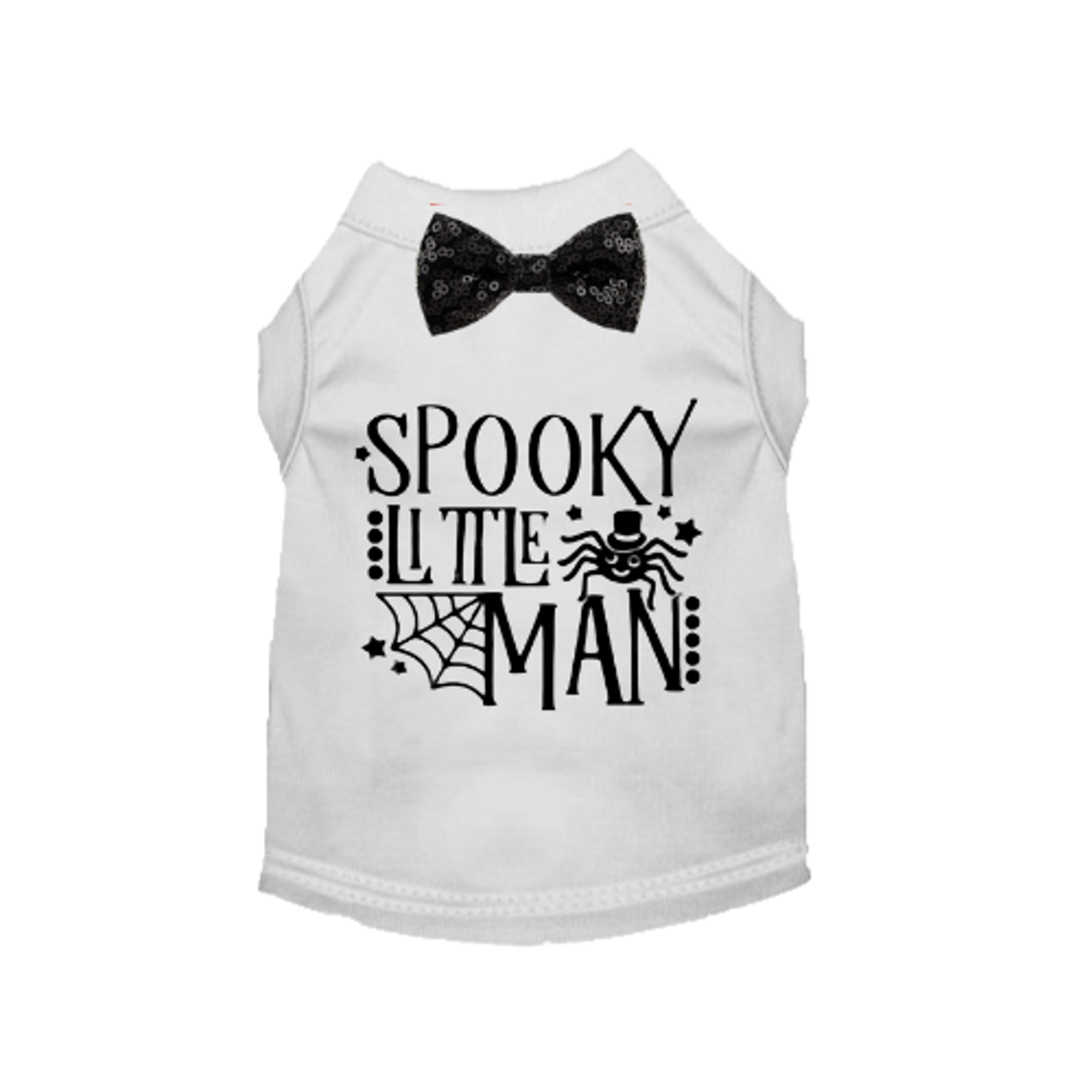 Spooky Little Man Dog Shirt Image 1