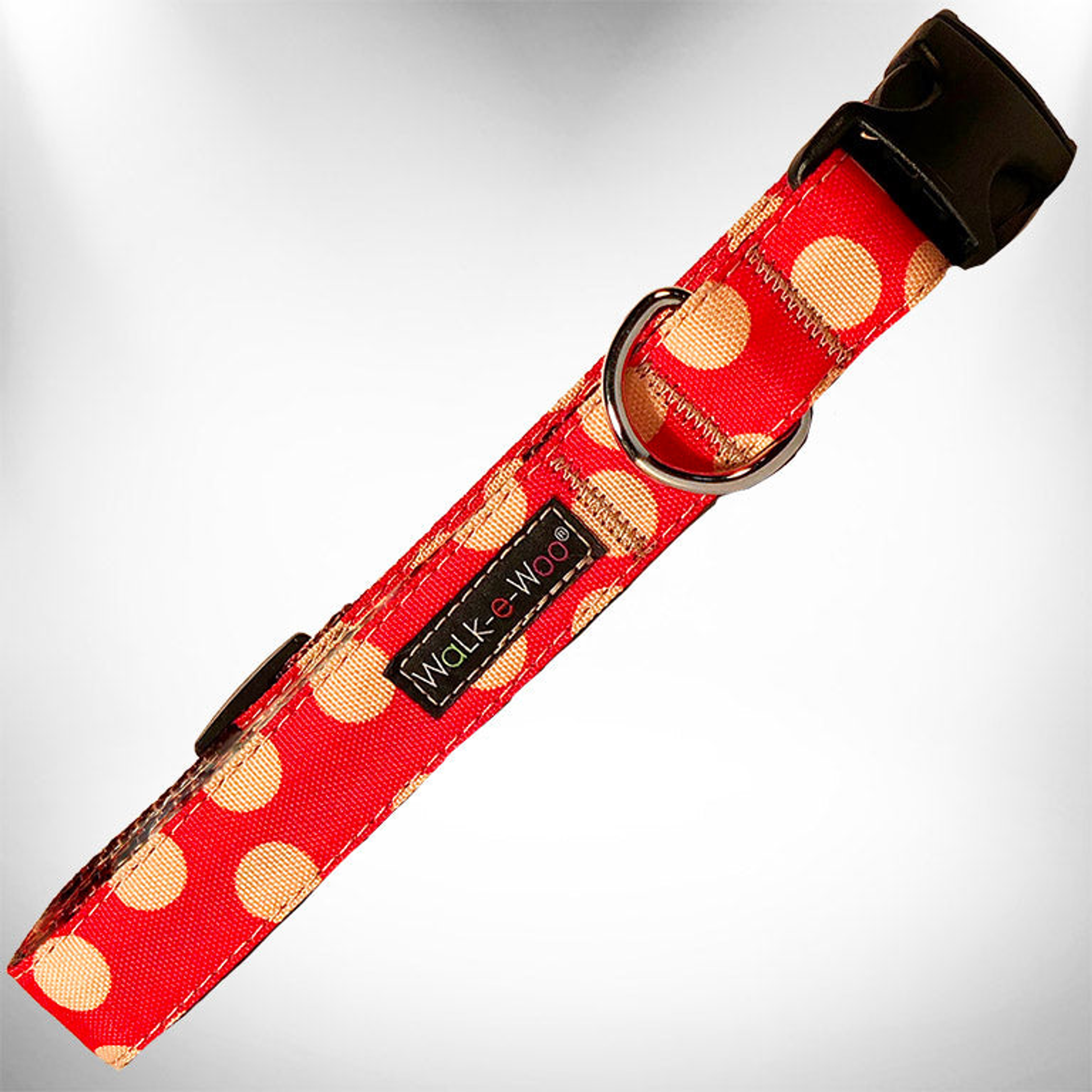 Polka Dot Dog - Tan Dots Collars Image 1