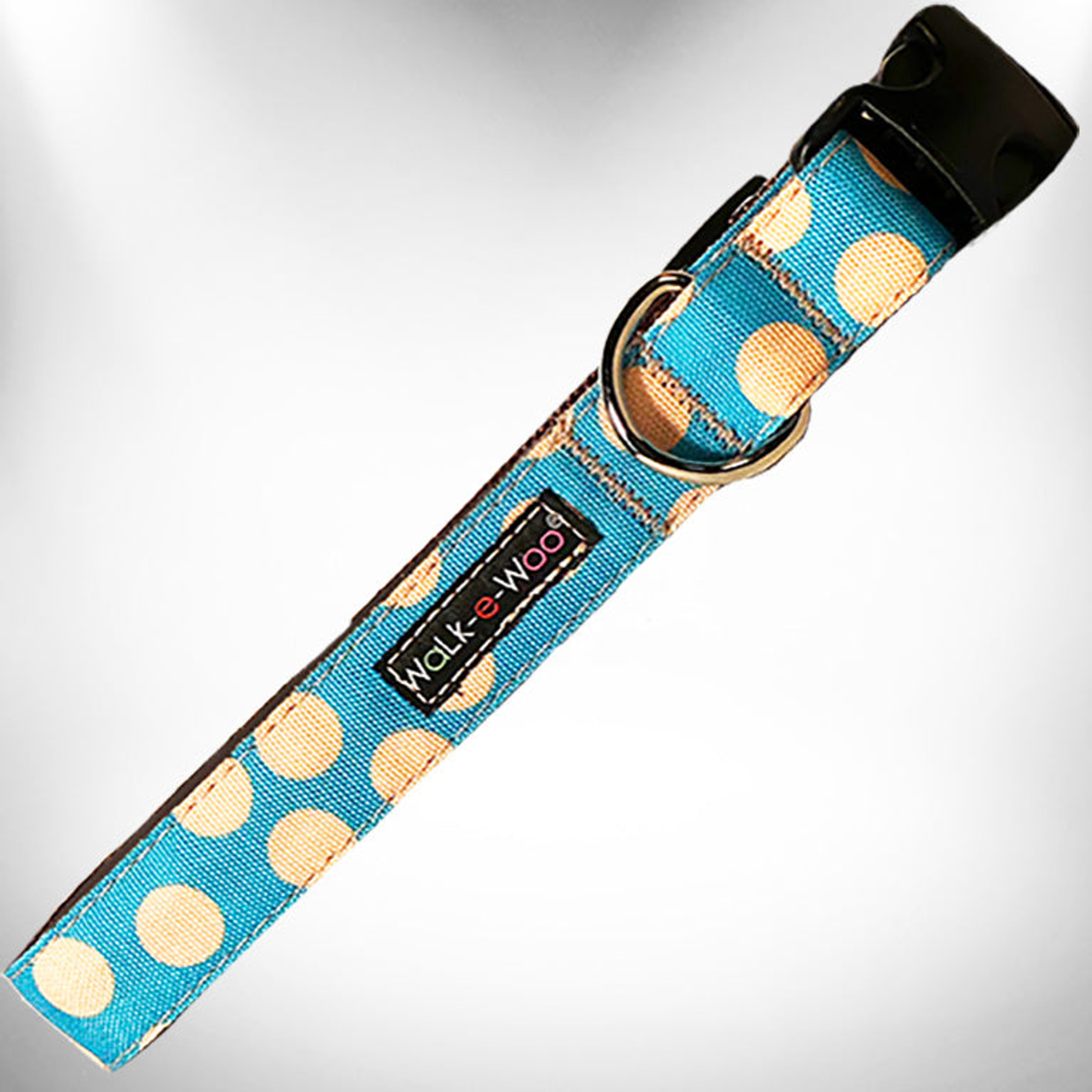 Polka Dot Dog - Tan Dots Collars Image 1