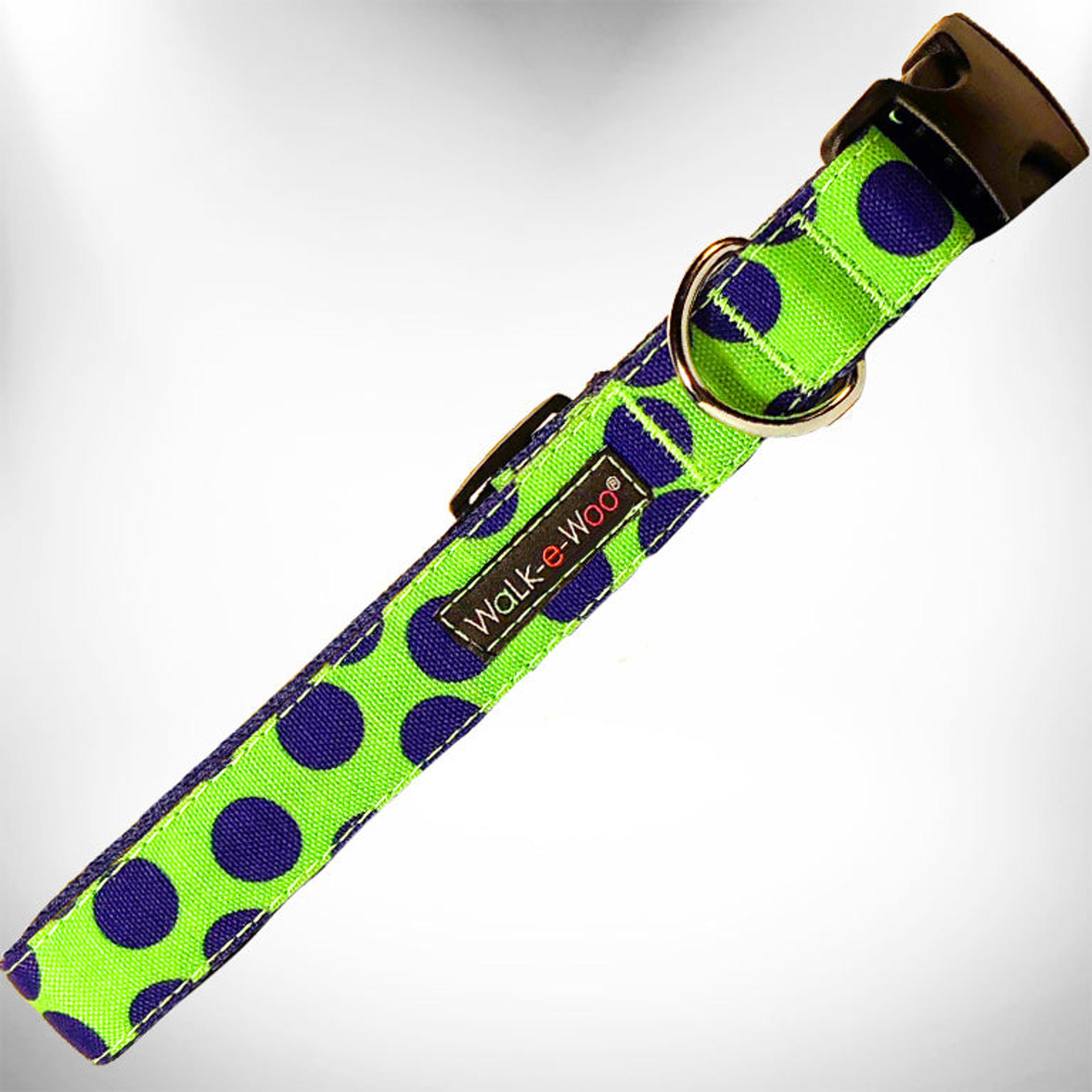 Polka Dot Dog - Neon Collars Image 1