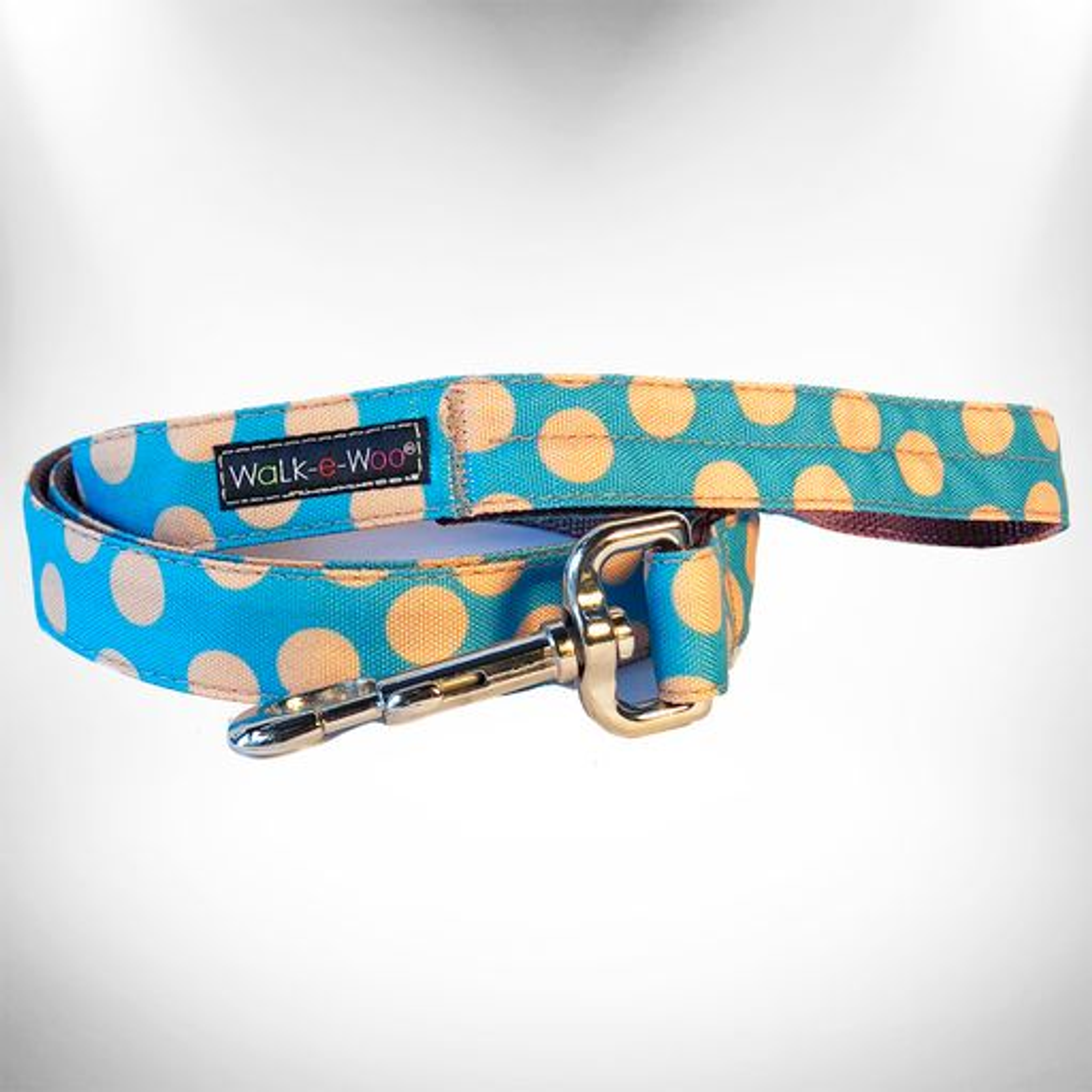 Polka Dot Dog - Tan Dots Leads Image 1