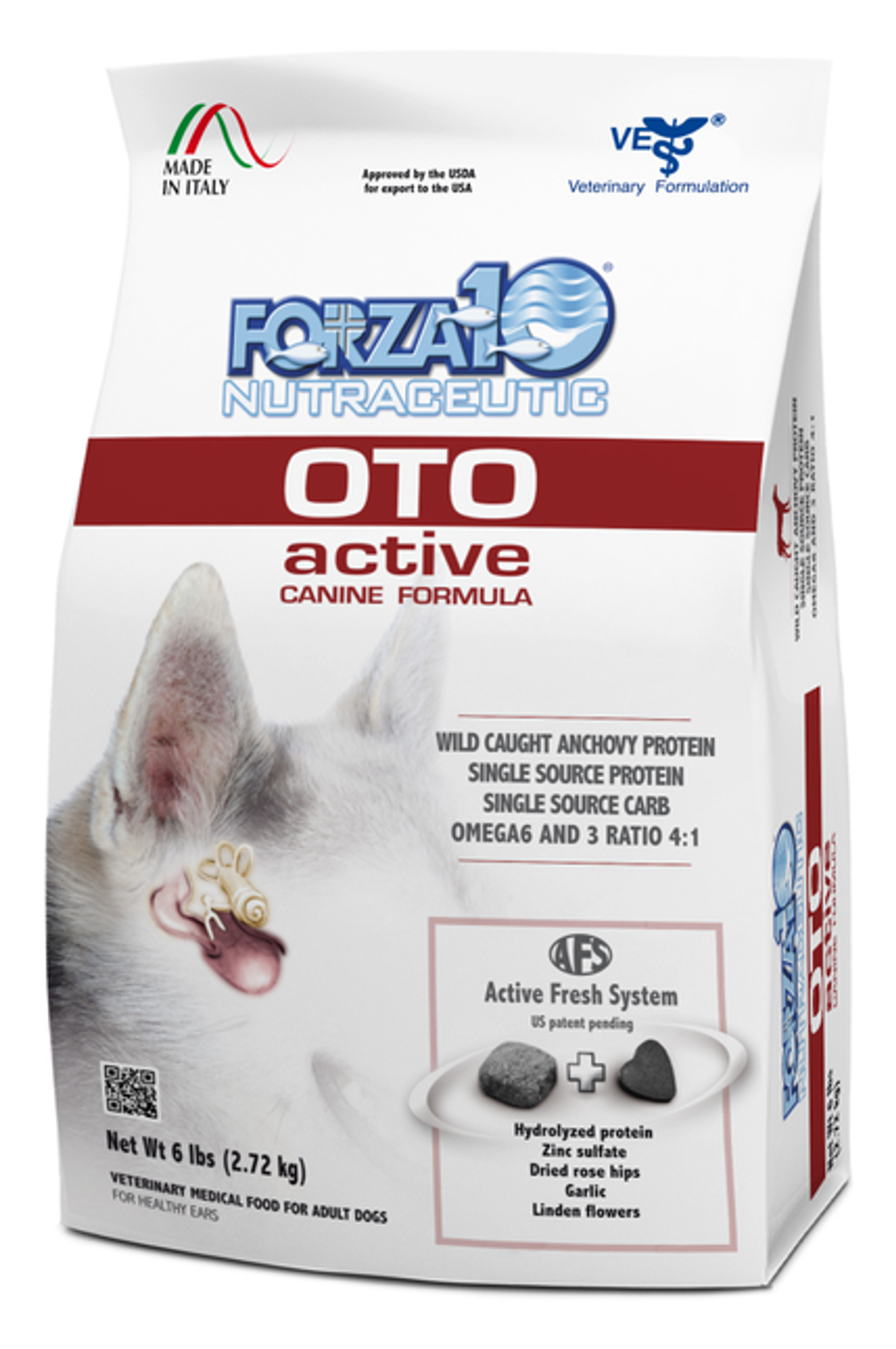 Forza10 Active Oto Support Diet Dry Dog Food Image 1