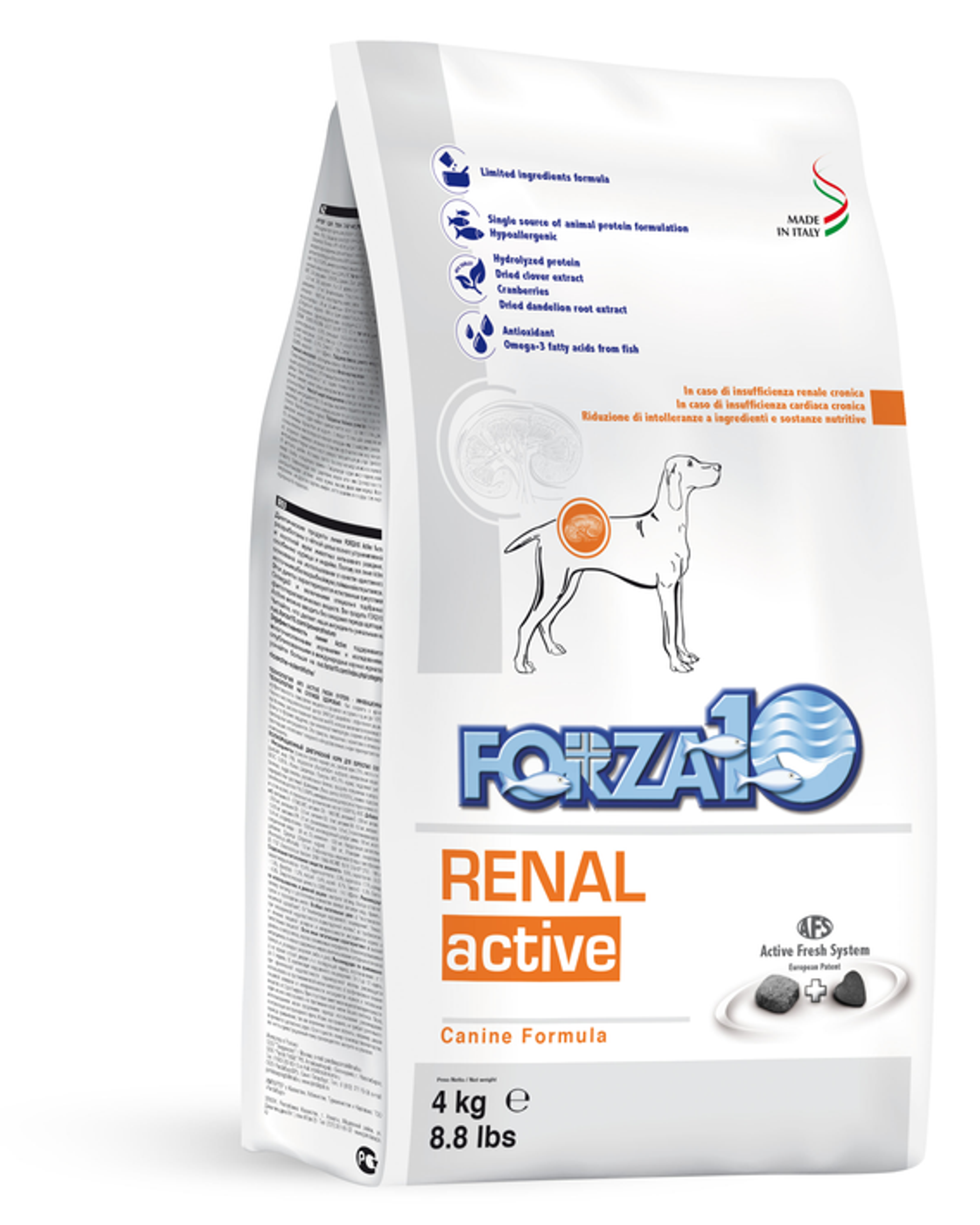 Forza10 Active Kidney Renal Support Diet Dry Dog Food Image 1
