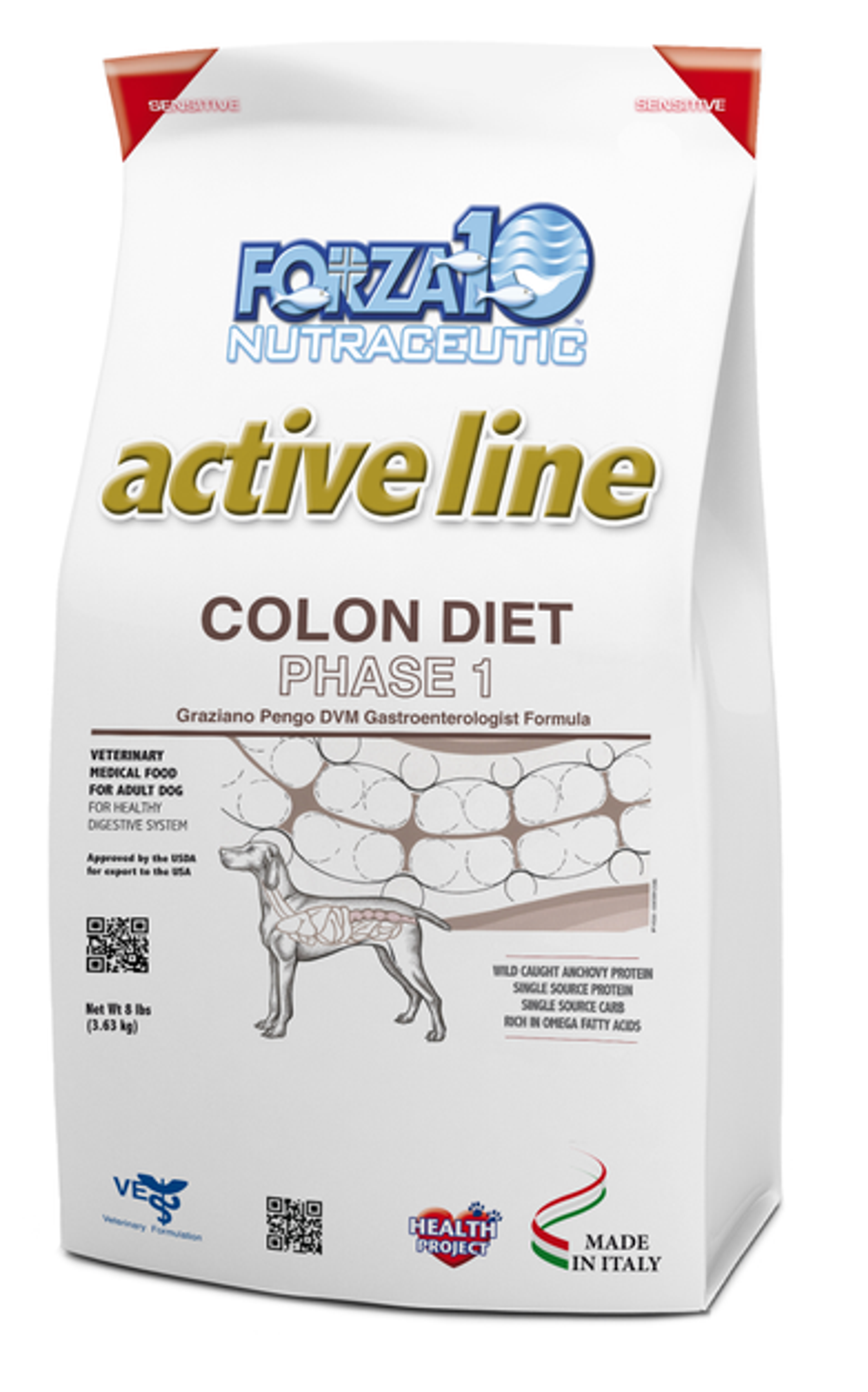 Forza10 Active Colon Support Diet Phase 1 Dry Dog Food Image 1
