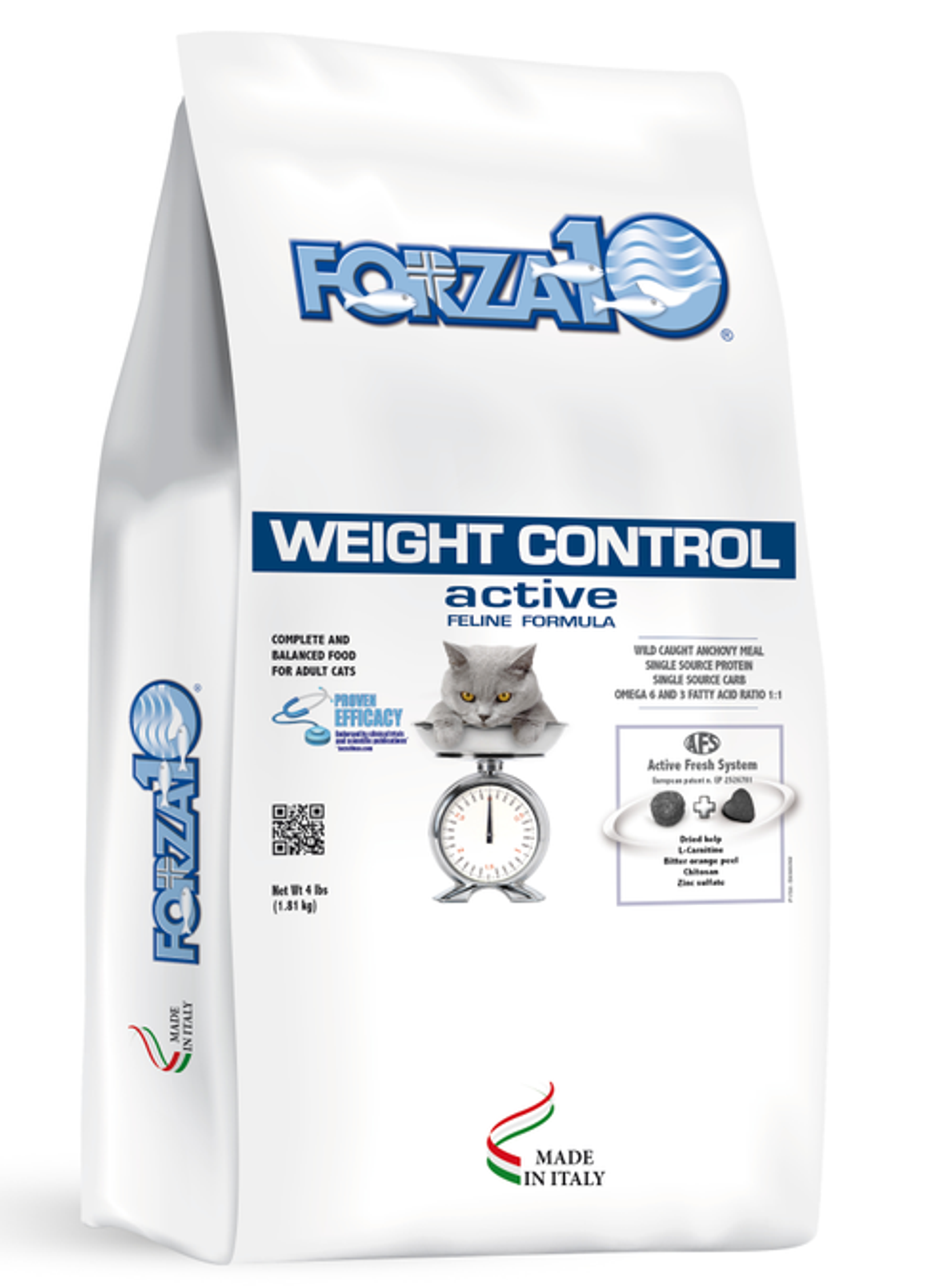 Forza10 Active Weight Control Diet Dry Cat Food Image 1