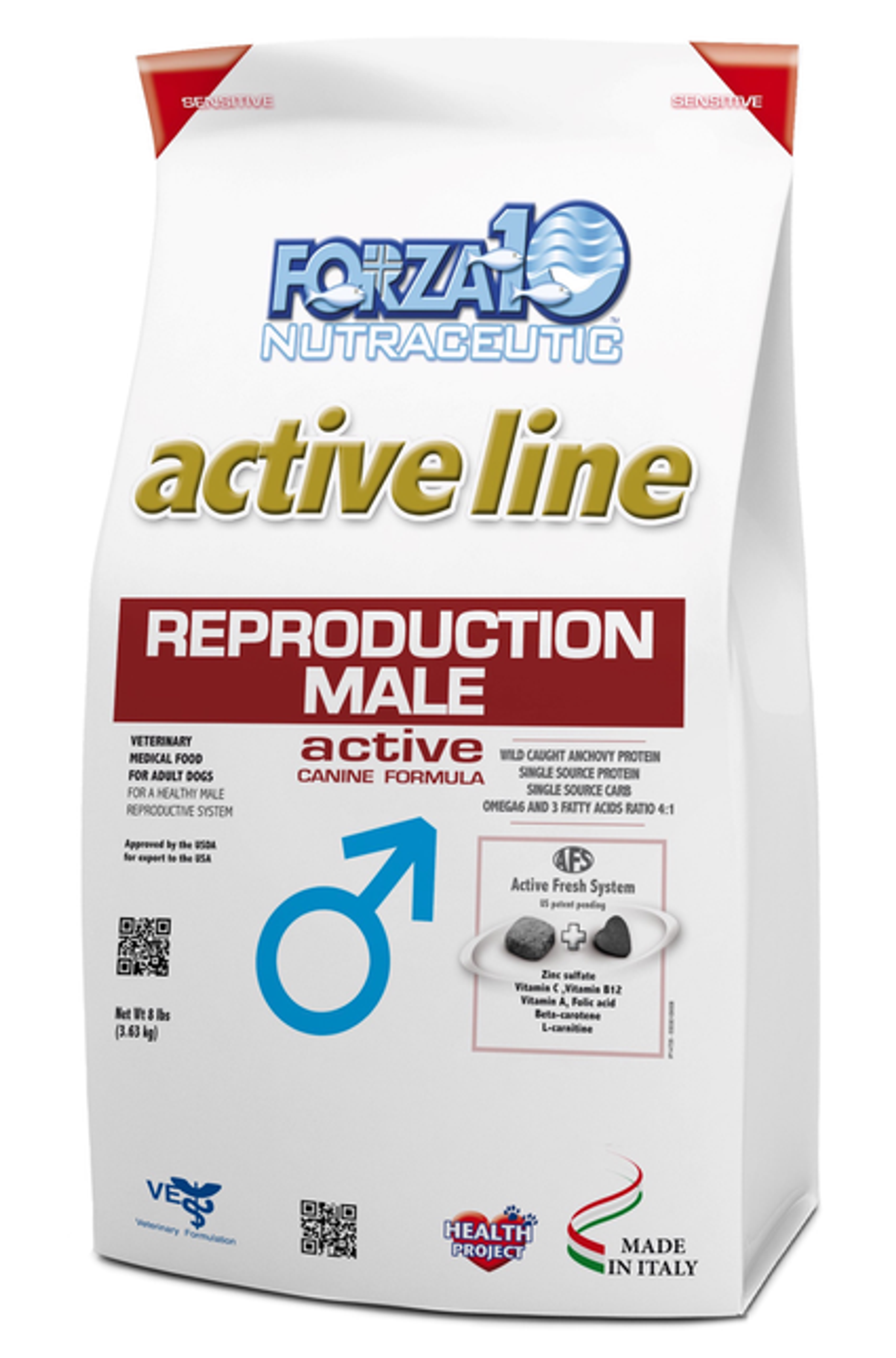 Forza10 Active Reproductive Male Diet Dry Dog Food Image 1