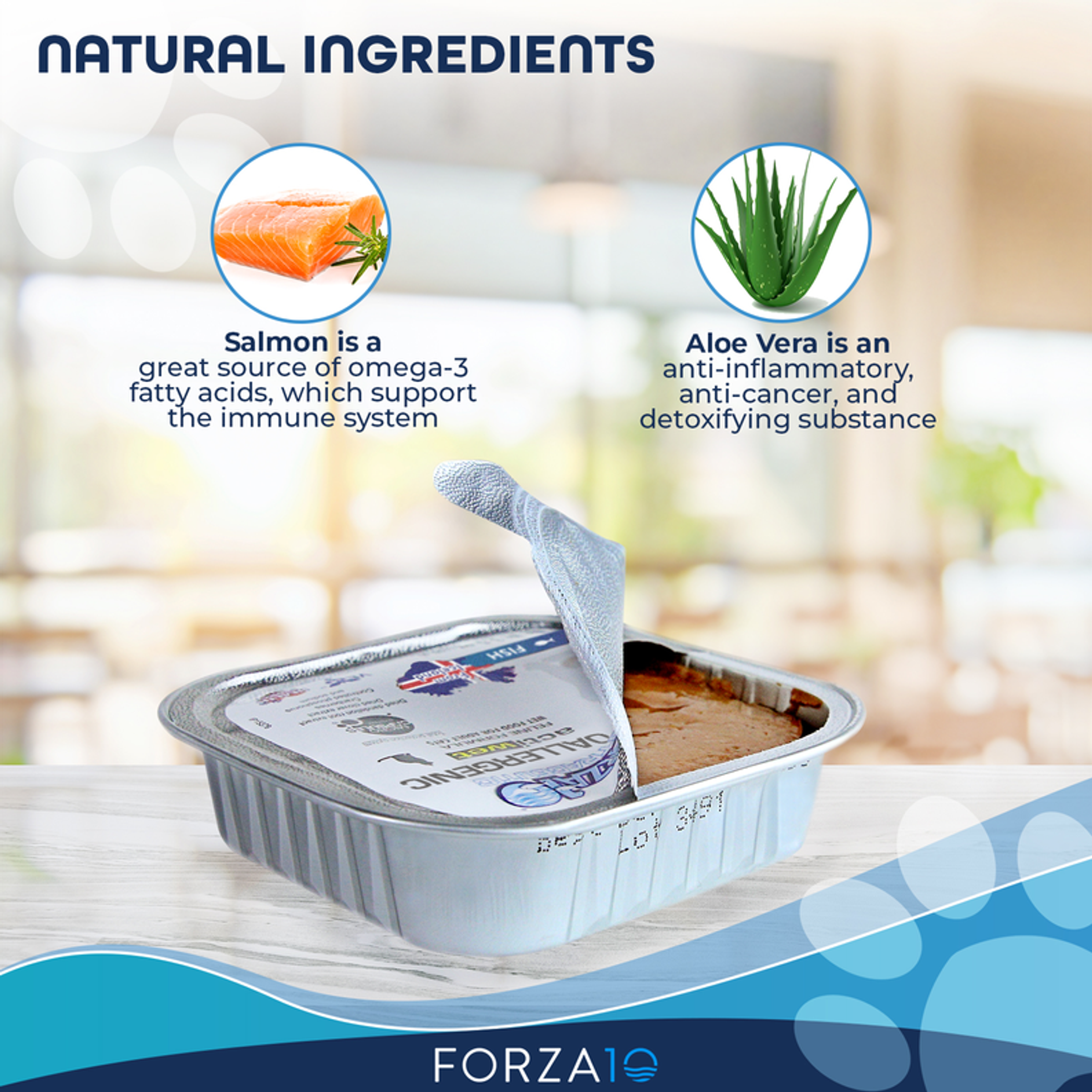 Canned Dog Food Complete Hypoallergenic Icelandic Fish Recipe 100 Percent Natural Therapeutic Plants Balanced Nutrition 400 Grams