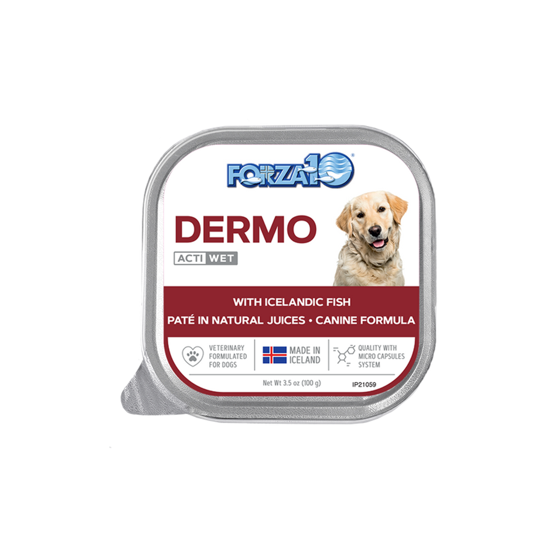 Forza10 ActiWet Dermo Icelandic Fish Recipe Canned Dog Food Image 1