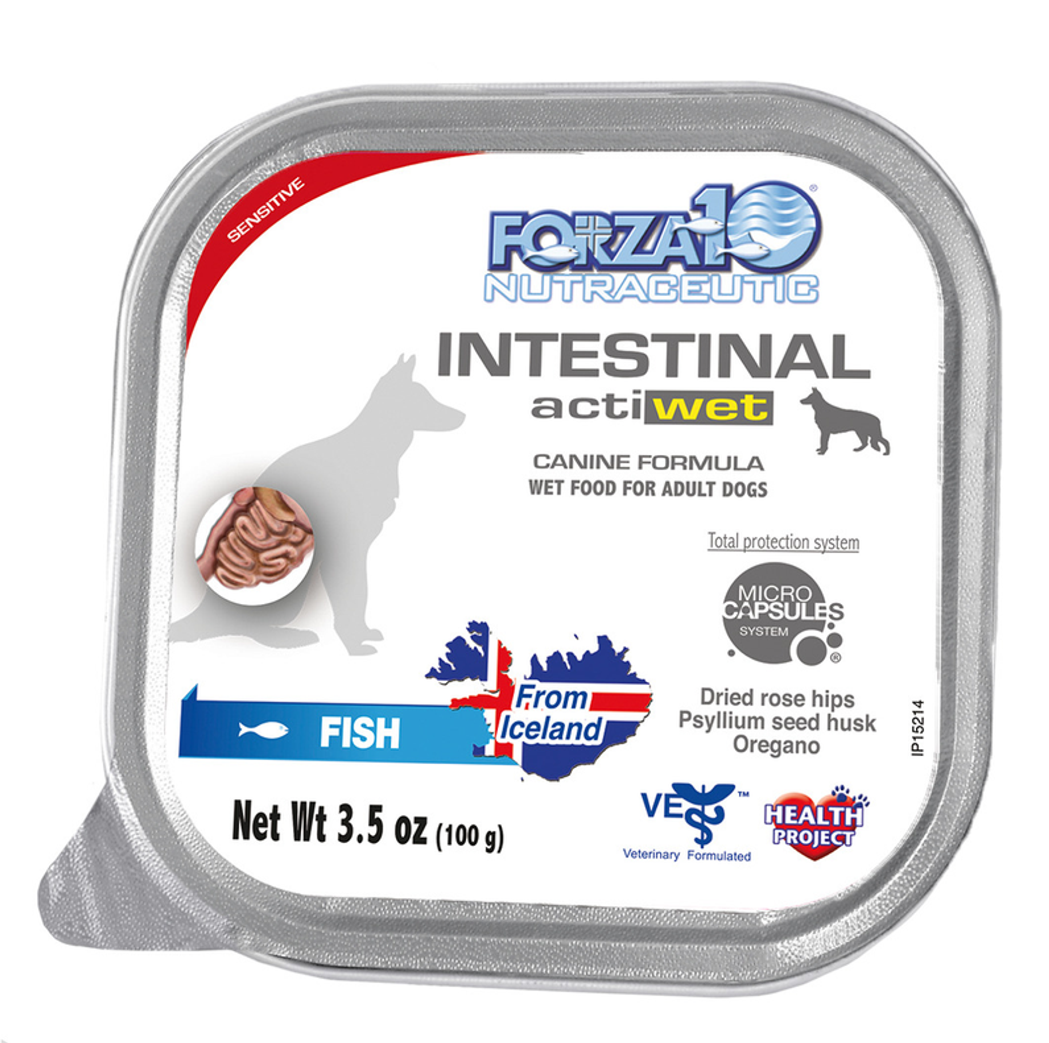 Forza10 Actiwet Intestinal Support Icelandic Fish Recipe Canned Dog Food Image 1