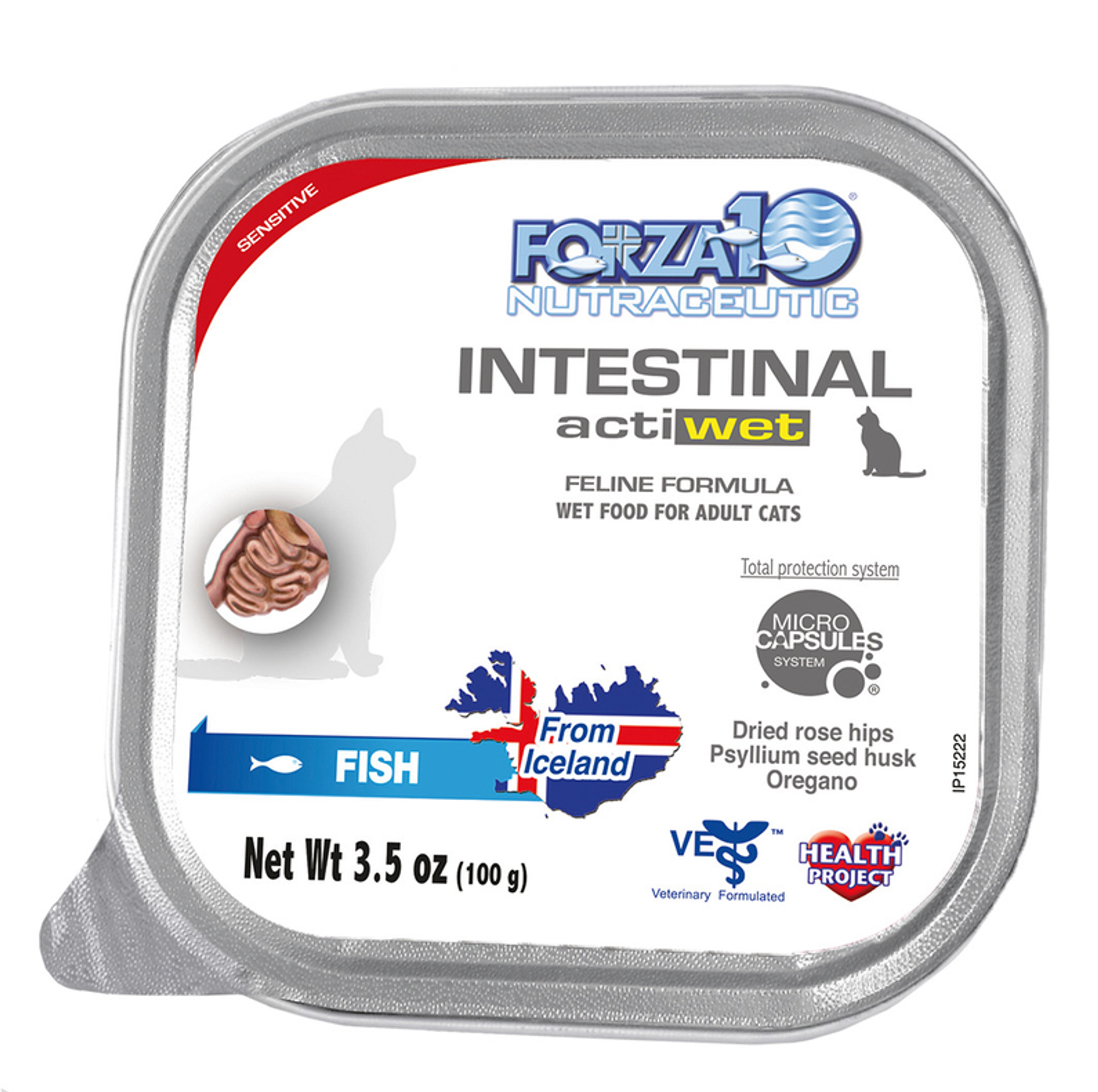 Forza10 Actiwet Intestinal Support Icelandic Fish Recipe Canned Cat Food Image 1