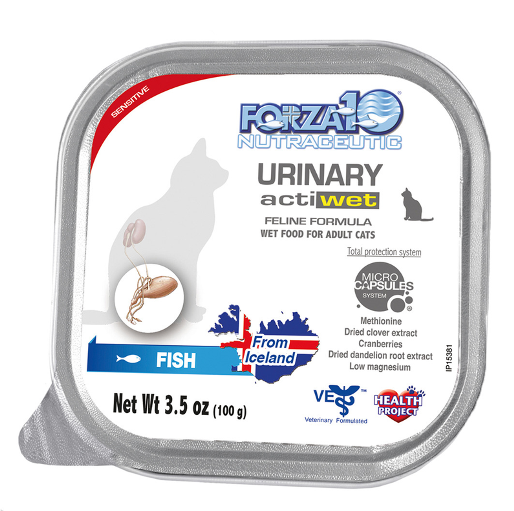 Forza10 Actiwet Urinary Support Icelandic Fish Recipe Canned Cat Food Image 1