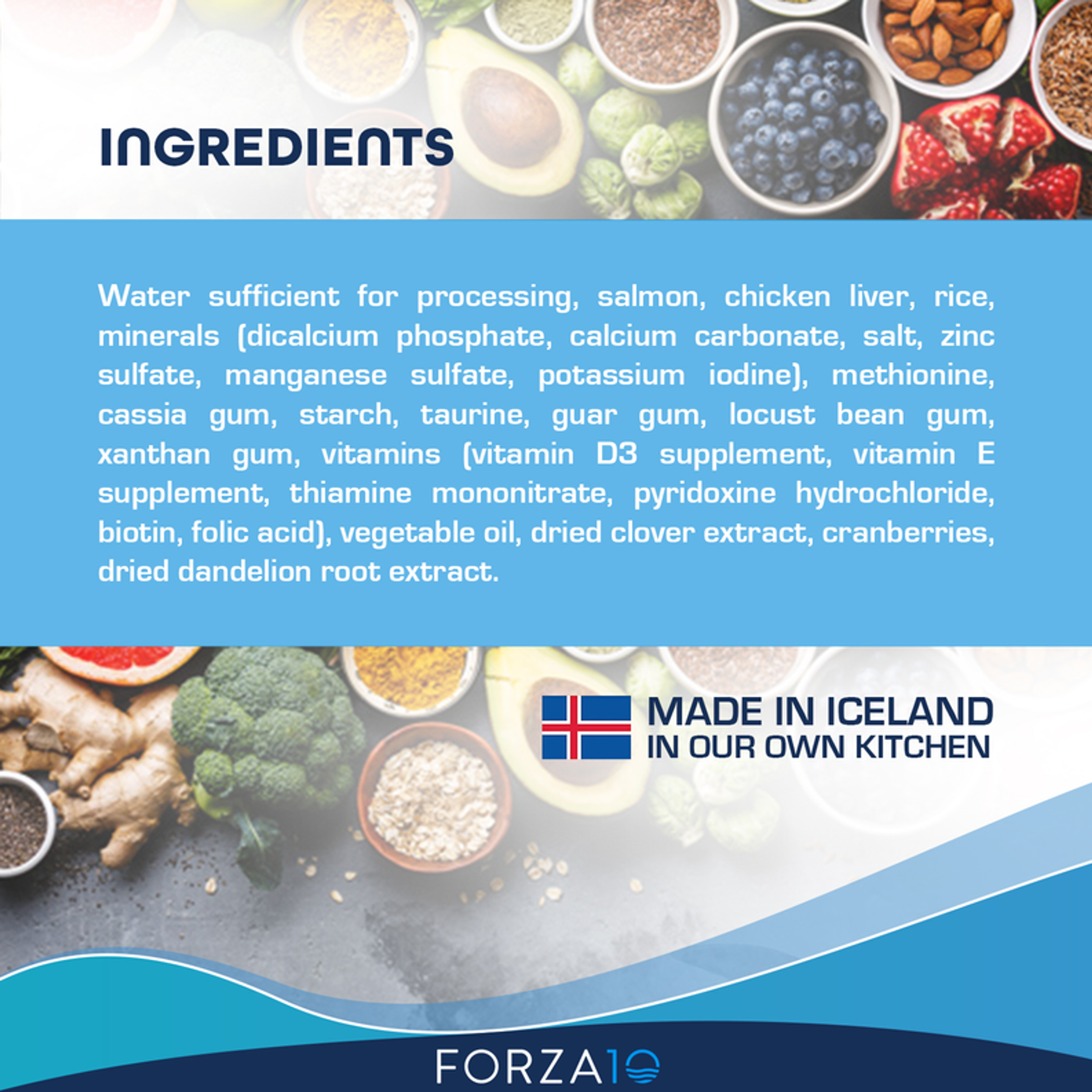 Canned Cat Food Urinary Support 100% Icelandic Fish Therapeutic Plants Grain Free 400g