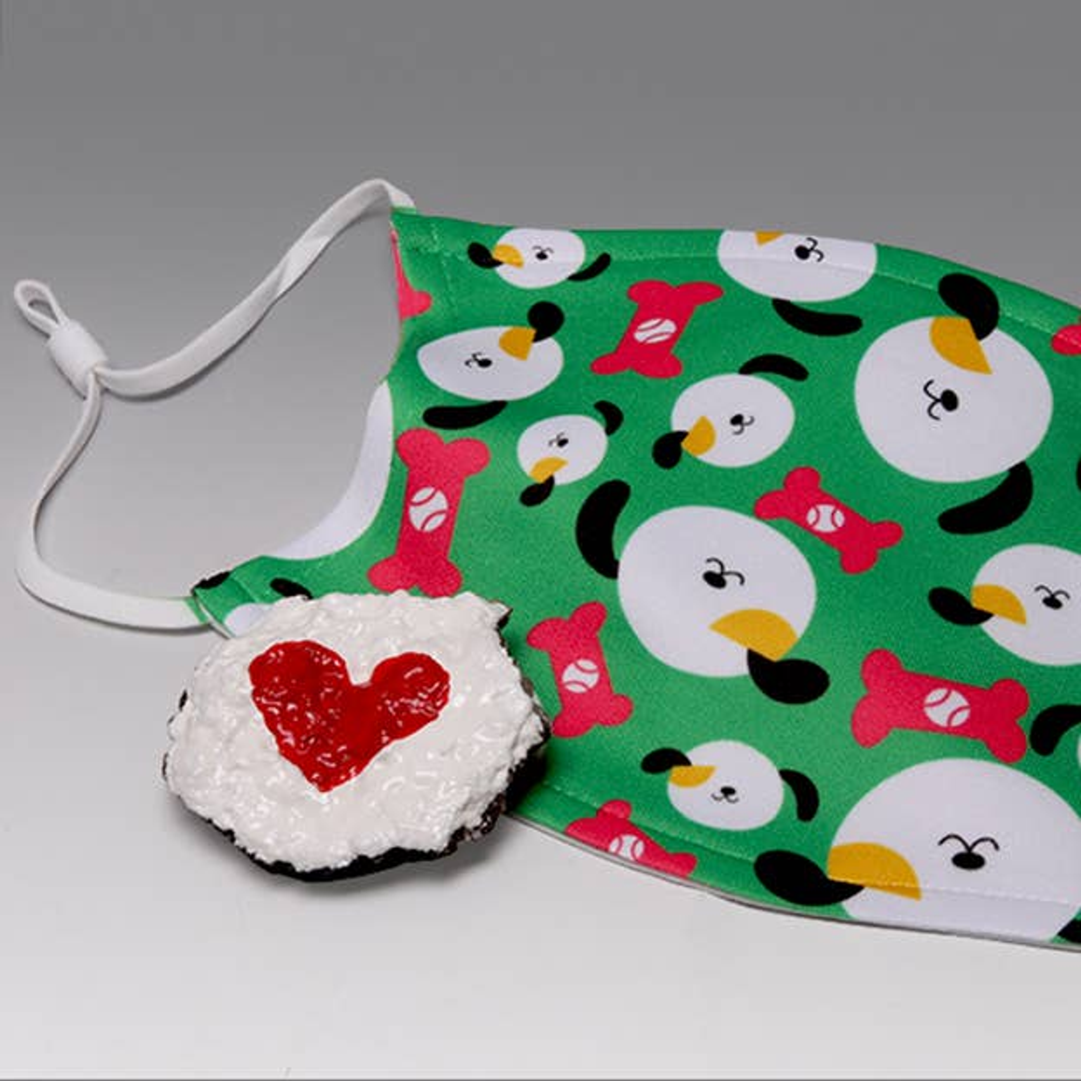 Caja de regalo con máscaras ajustables para adultos de poliéster con filtro y diseños divertidos incluye etiqueta de regalo y envoltorio de celofán