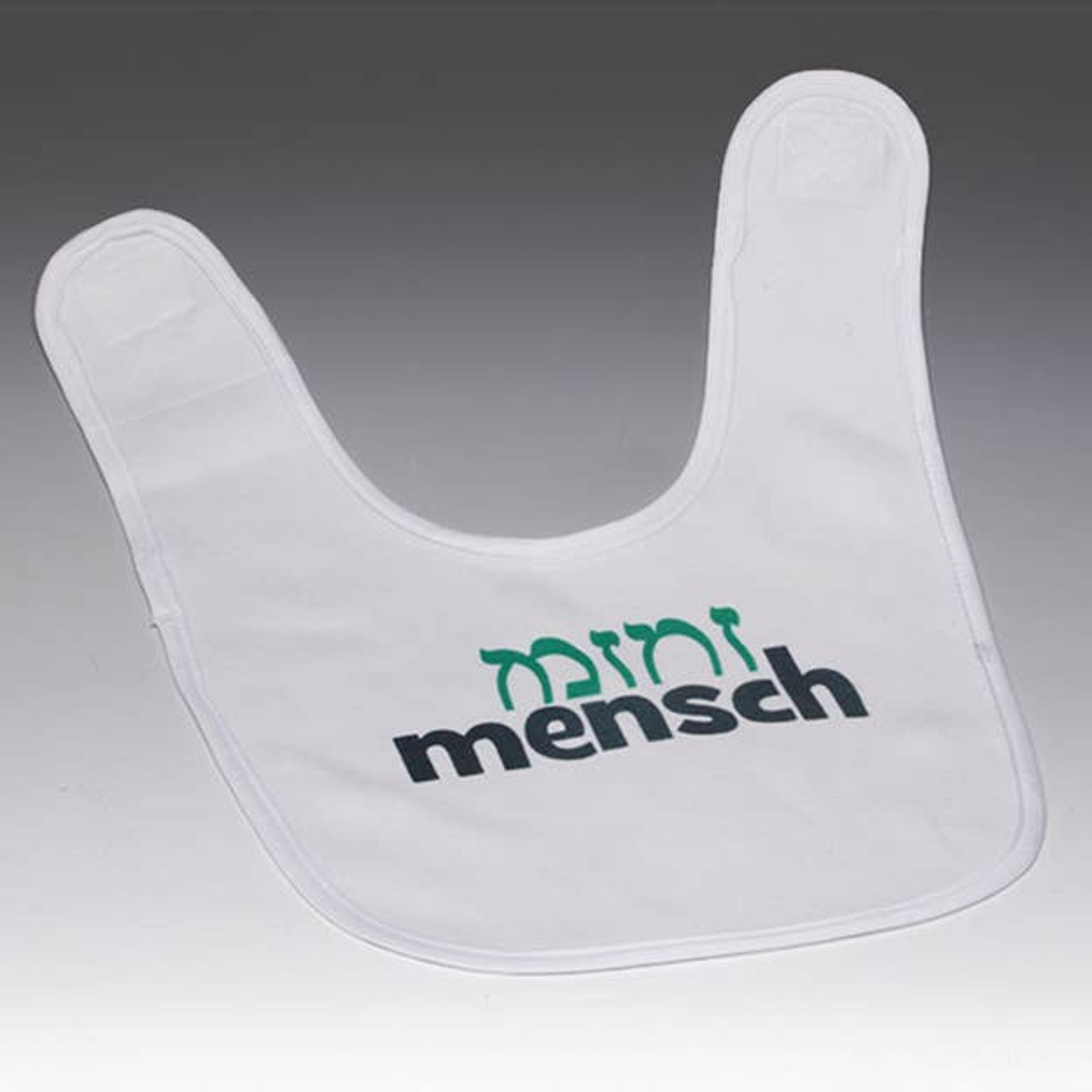 Babero para bebé cuida la ropa uso divertido material poliéster color blanco incluyen cierre de velcro y cuerda