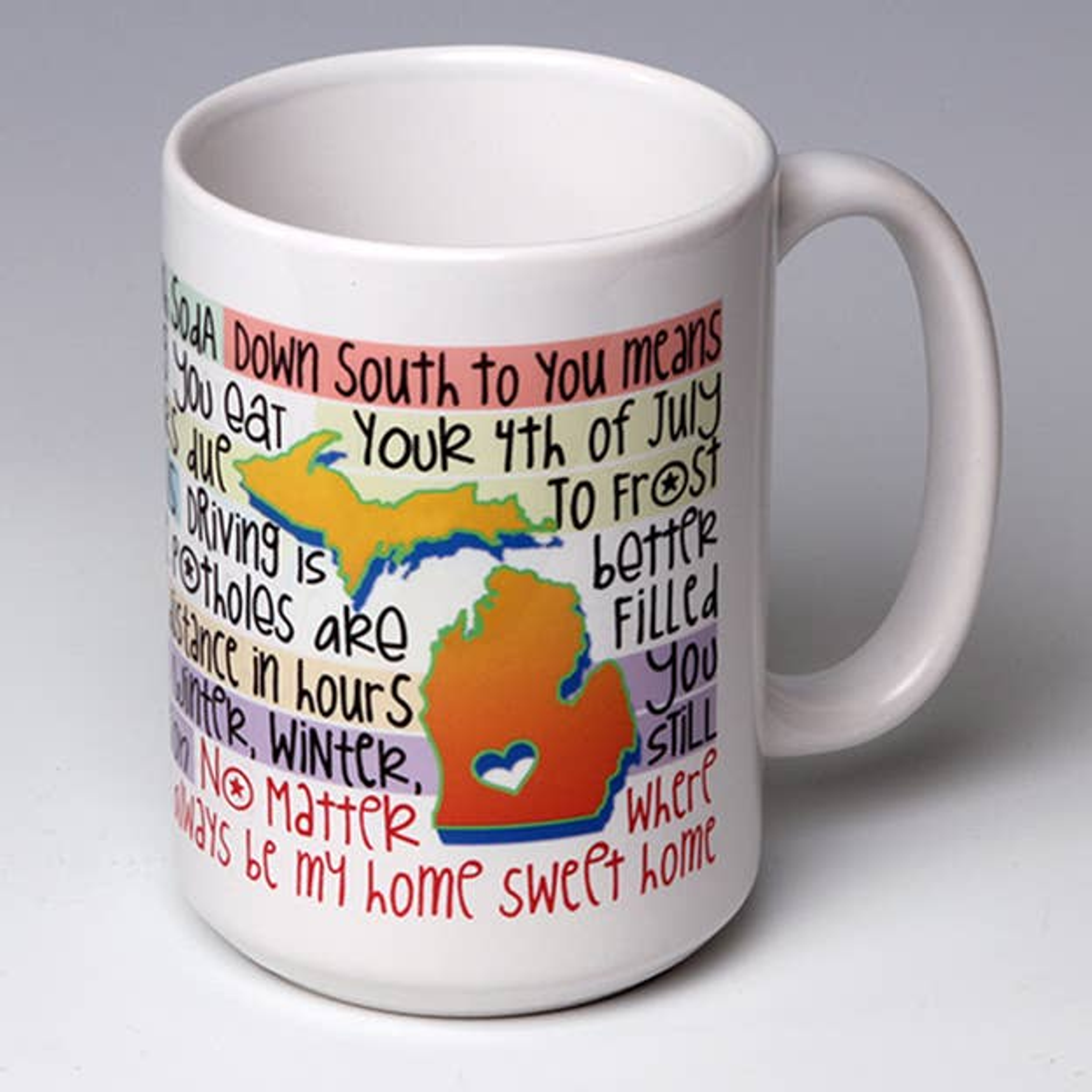 Mug Customizable Function Where Do You Call Home 15 Ounce Ceramic Dishwasher Safe All 50 States Available