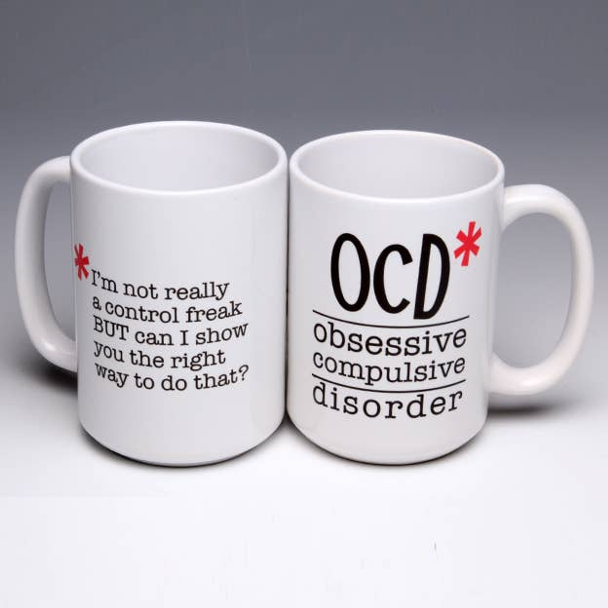 Mug 15 Ounce Ceramic Personalized Dishwasher Safe Microwave Safe Hand Printed