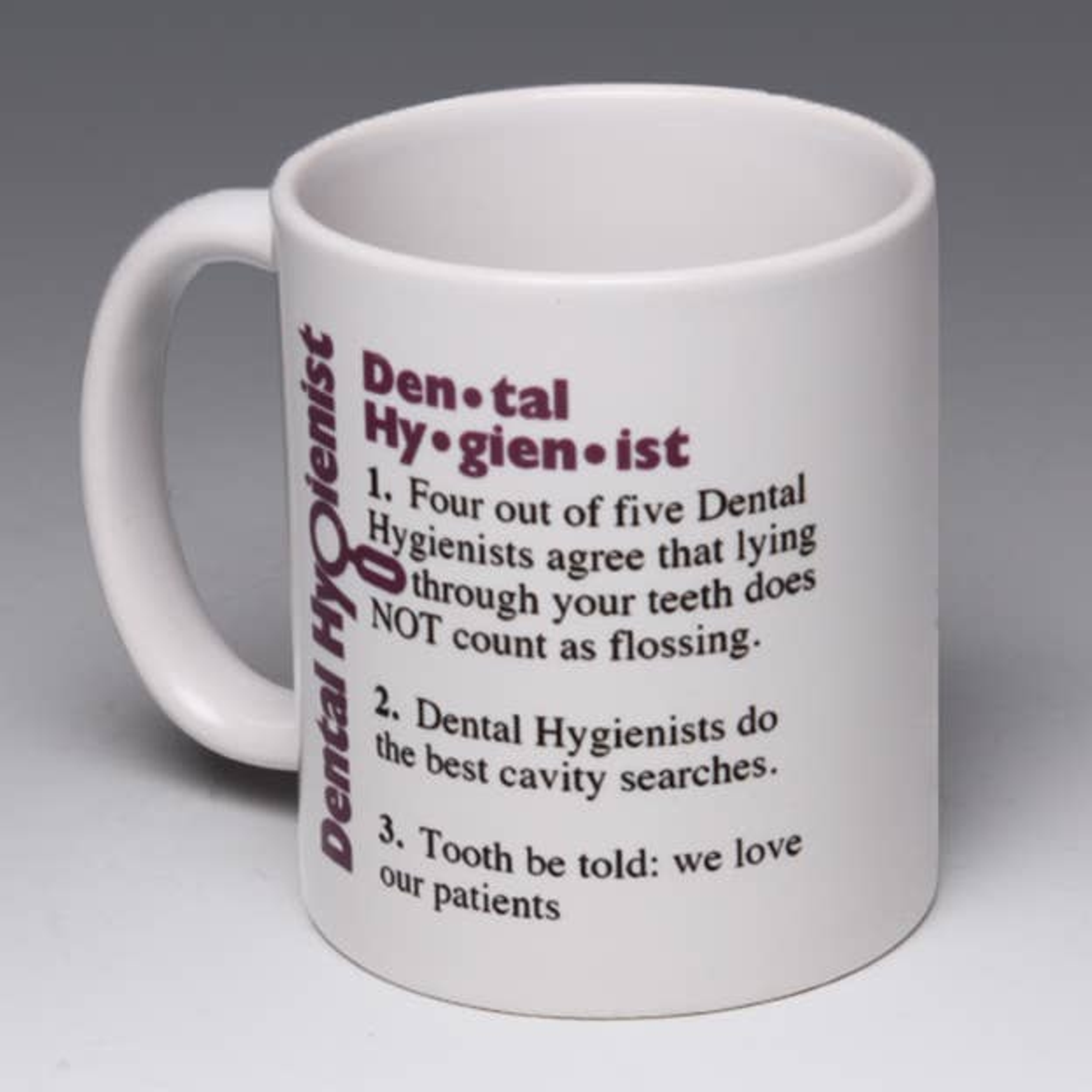 Mug Fun 11 Ounce Colorful Ceramic Hand-printed Dishwasher Safe Microwave Safe Image Wraps Around Both Sides