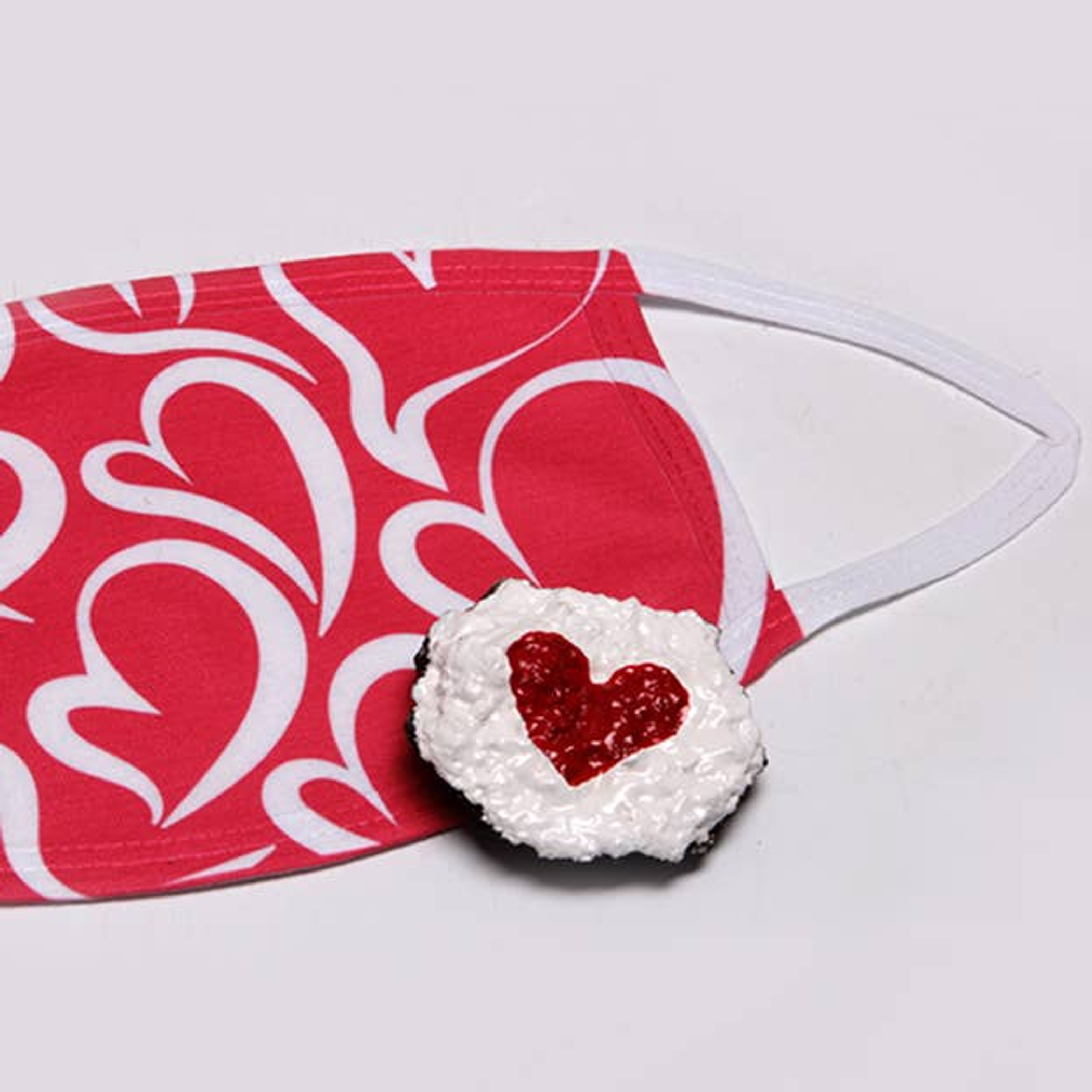 Face Mask Non-Medical Grade Adult Size Comfortable 2-Ply Polyester Whimsical Design Stretchable Ear Strings Machine Washable
