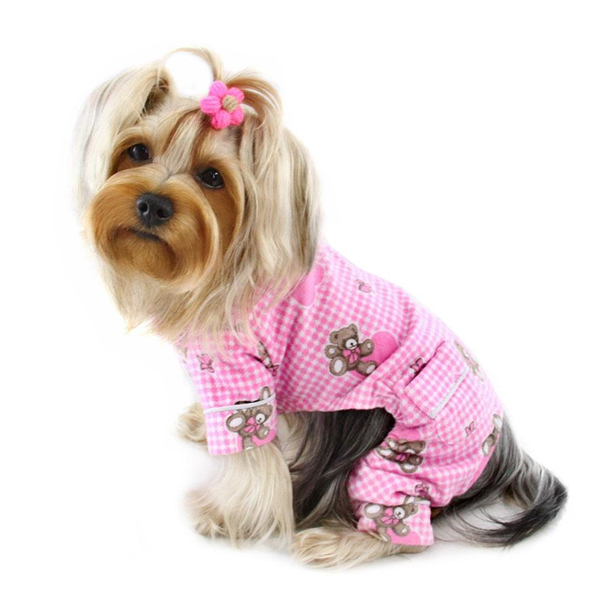 Adorable Teddy Bear Love Flannel PJ Image 1