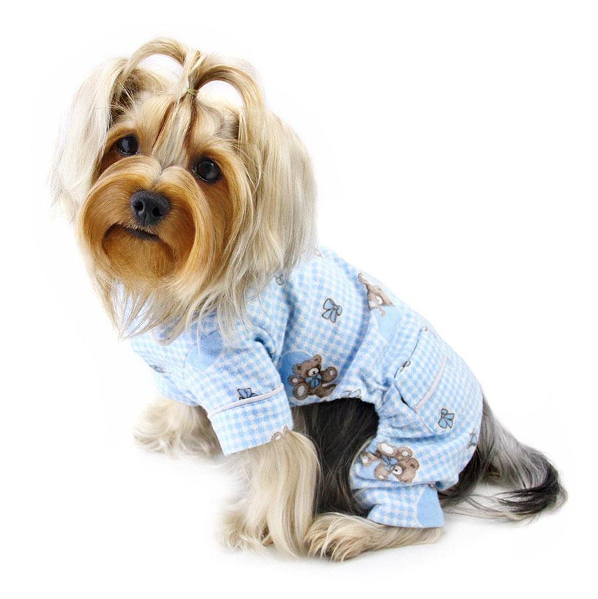 Adorable Teddy Bear Love Flannel PJ Image 1