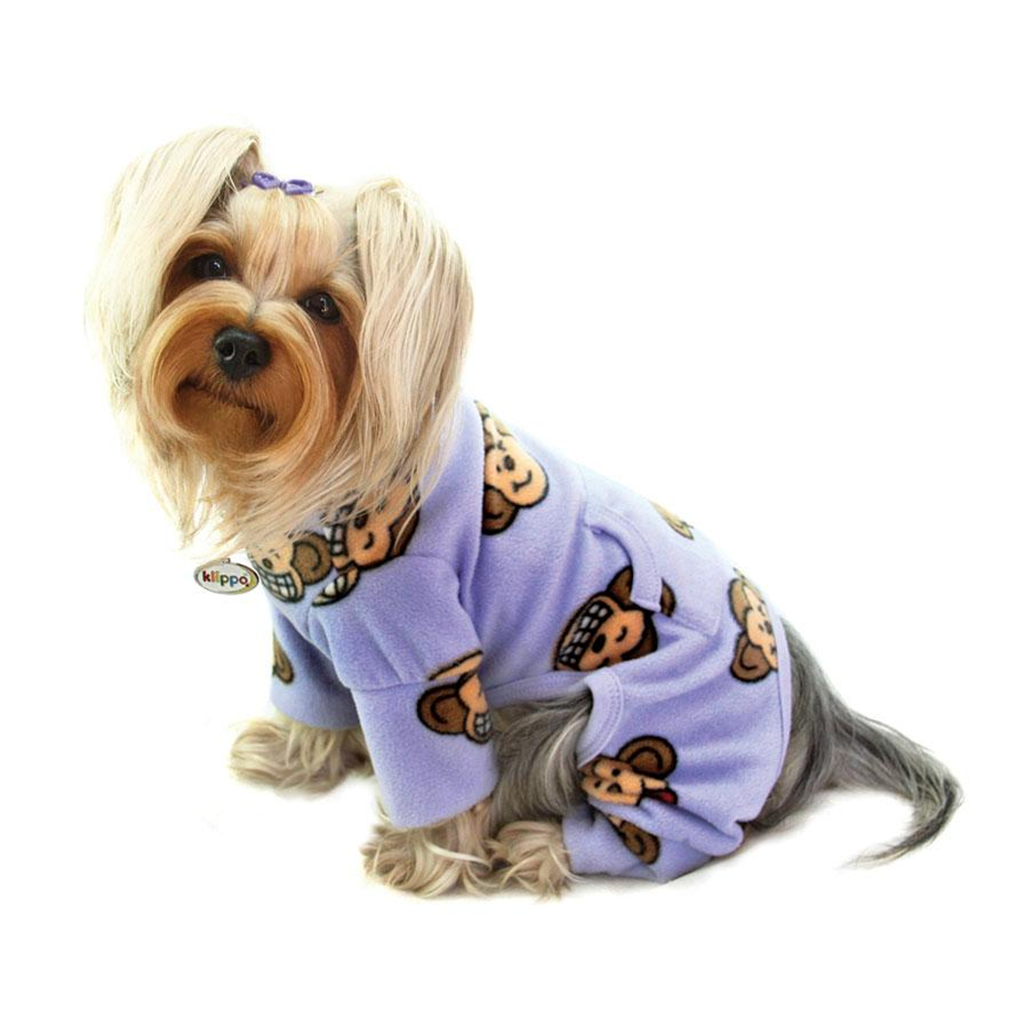 Silly Monkey Fleece Turtleneck Pajamas Image 1
