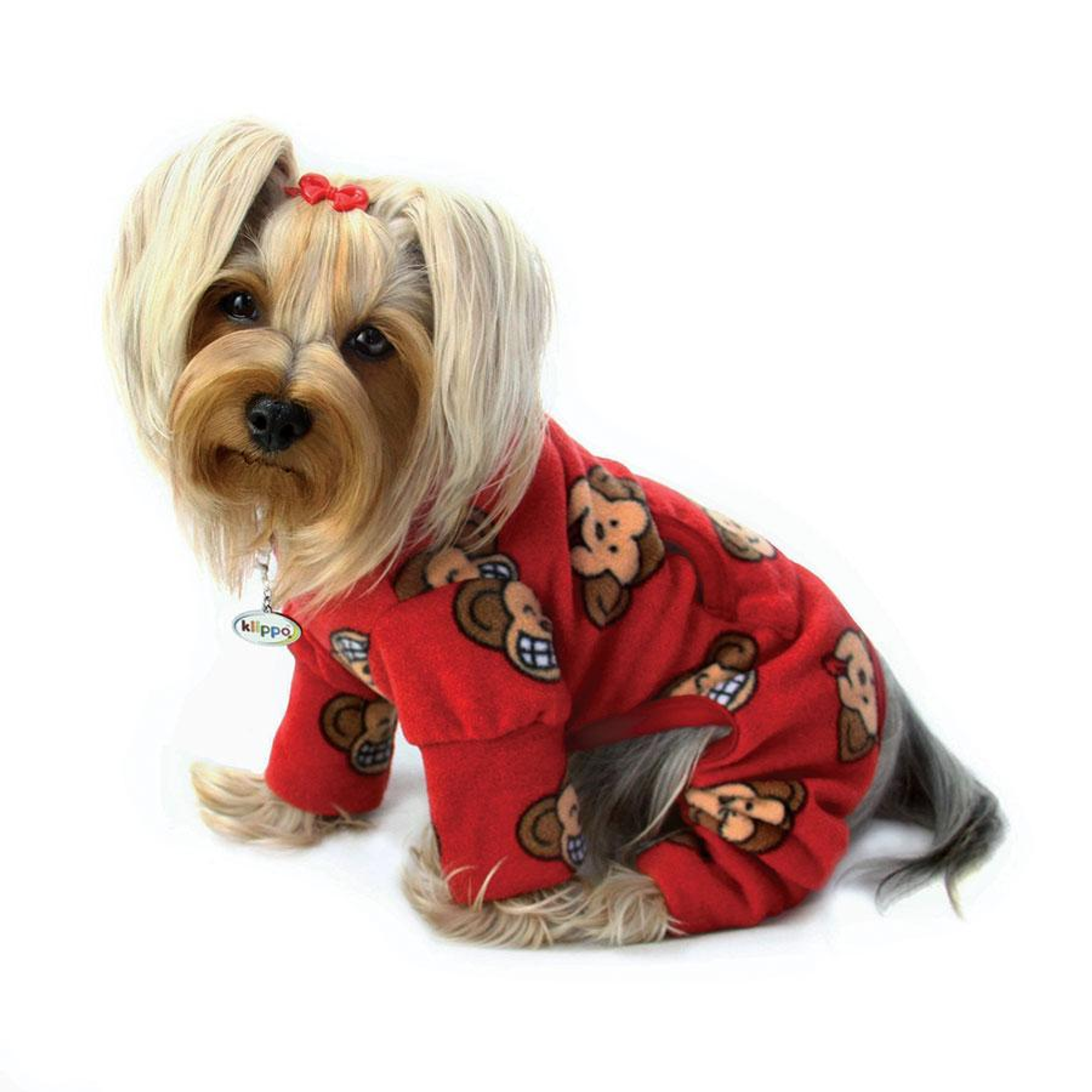Silly Monkey Fleece Turtleneck Pajamas Image 1