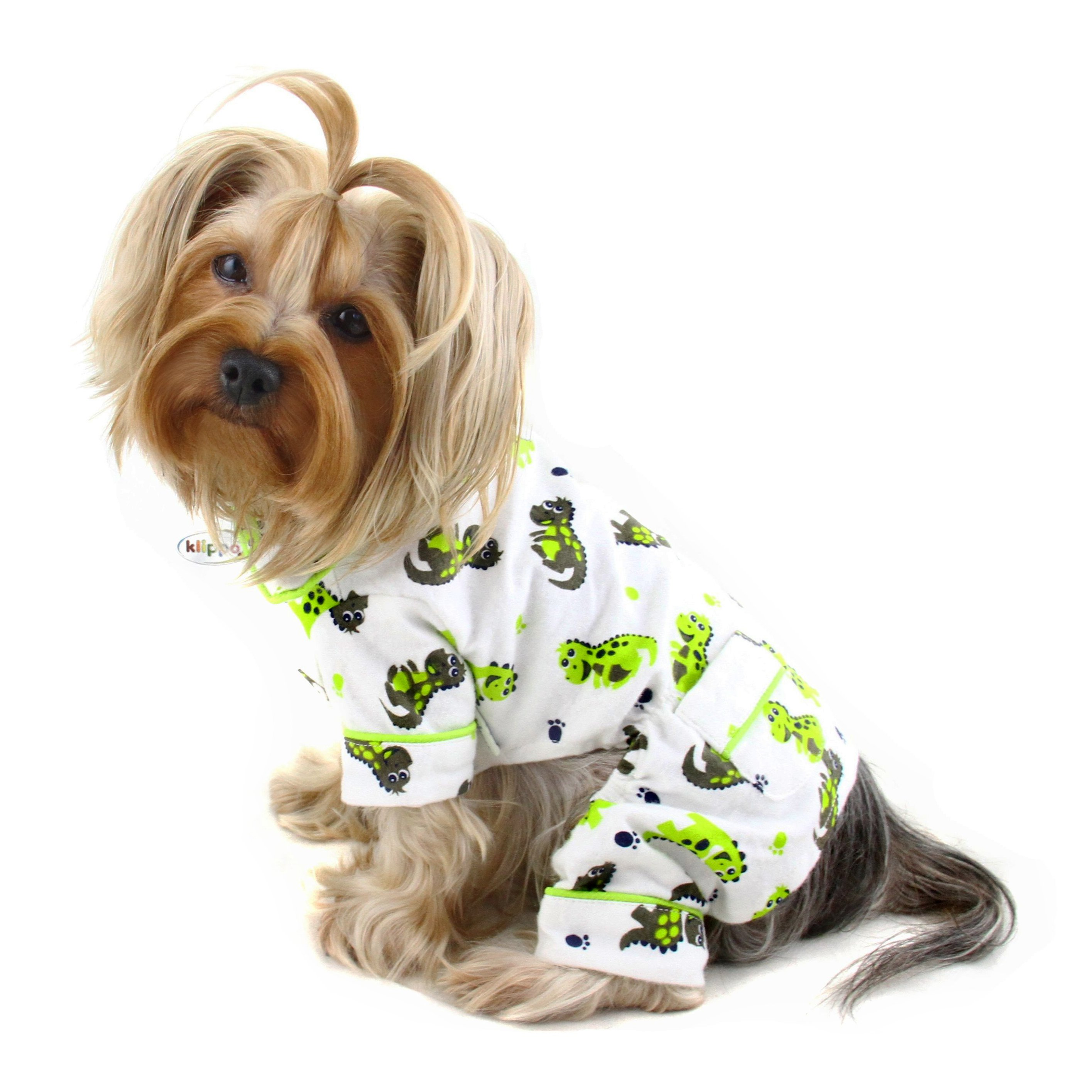 Playful Dinosaur Flannel Pajamas Image 1