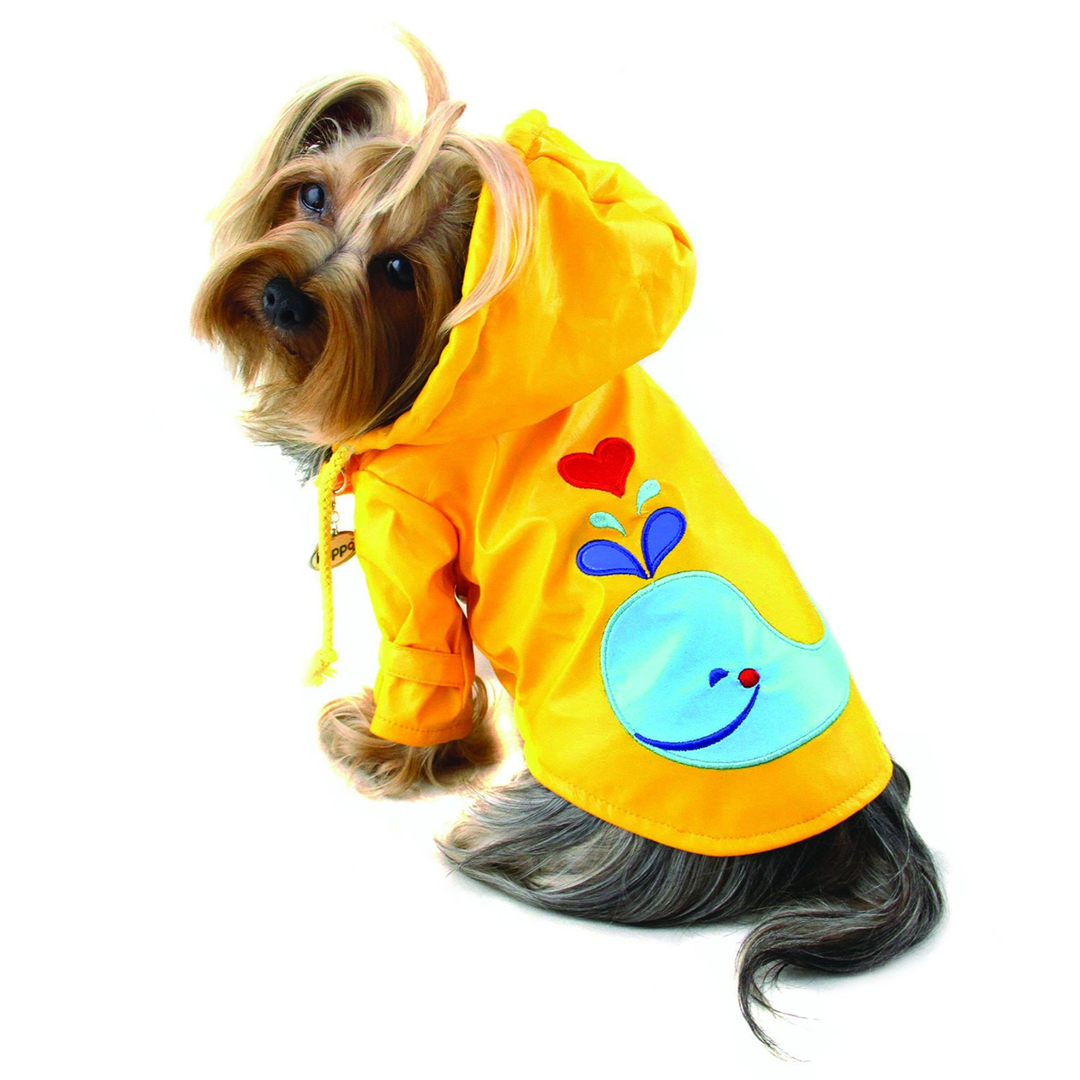 Splashing Whale Raincoat with Cotton Lining Image 1