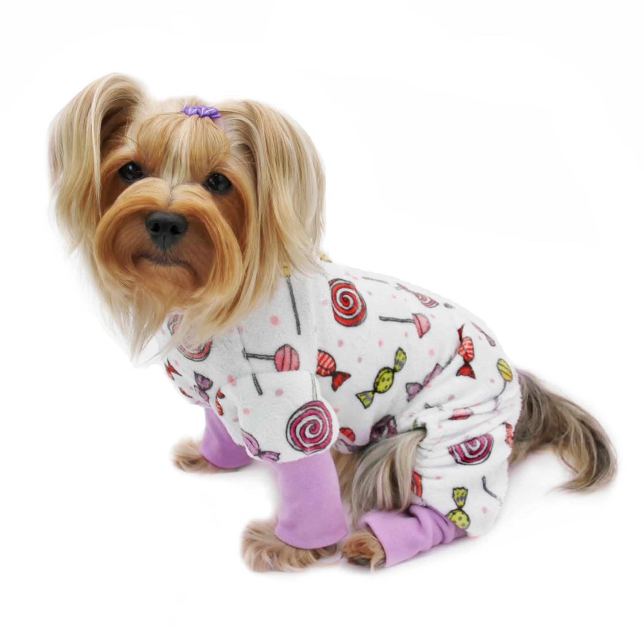 Ultra Soft Plush Minky Sweet Candies Pajamas Image 1