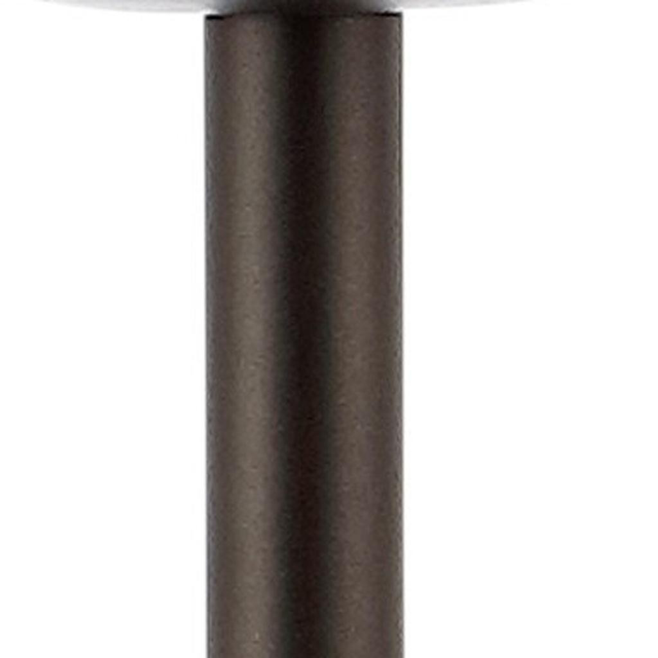 13" Antiqued Bronze USB Table Lamp With Dome Shade, photo 3
