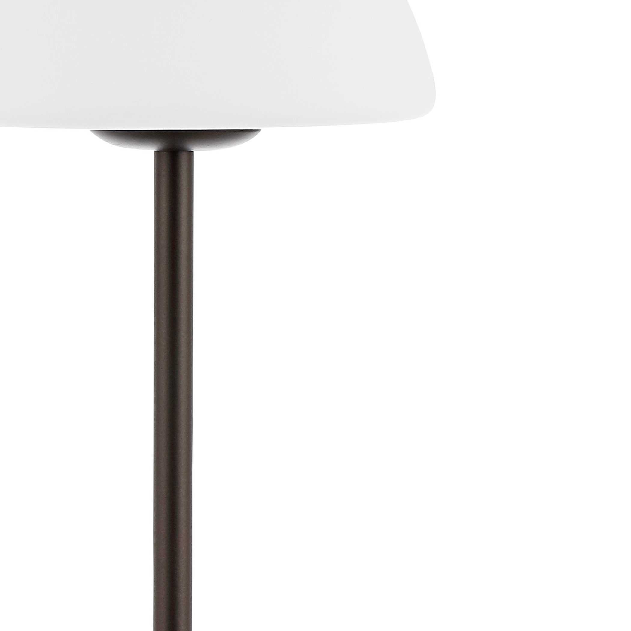 13" Antiqued Bronze USB Table Lamp With Dome Shade, photo 5