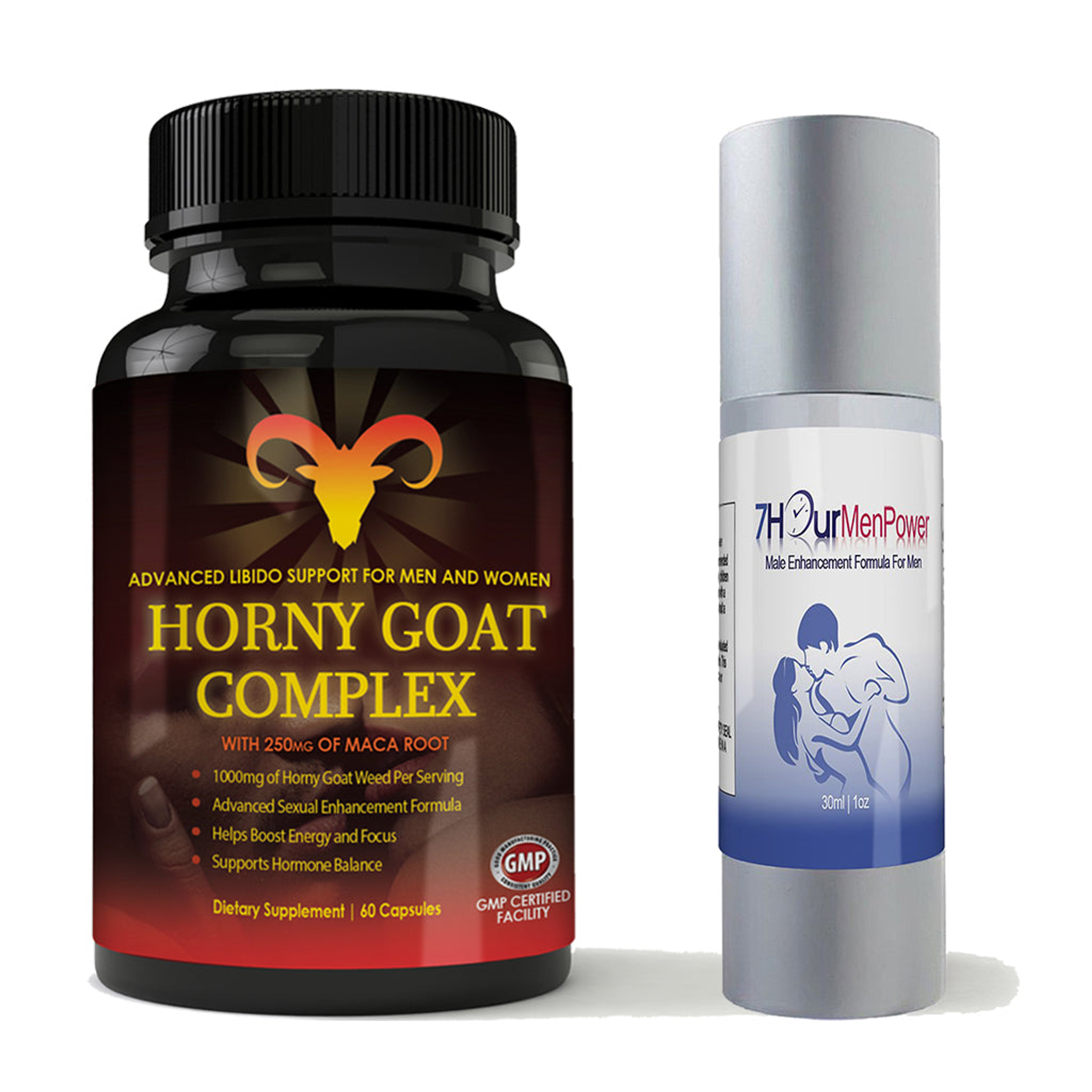 Totally Products Horny Goat and 7Hour Men Power Combo