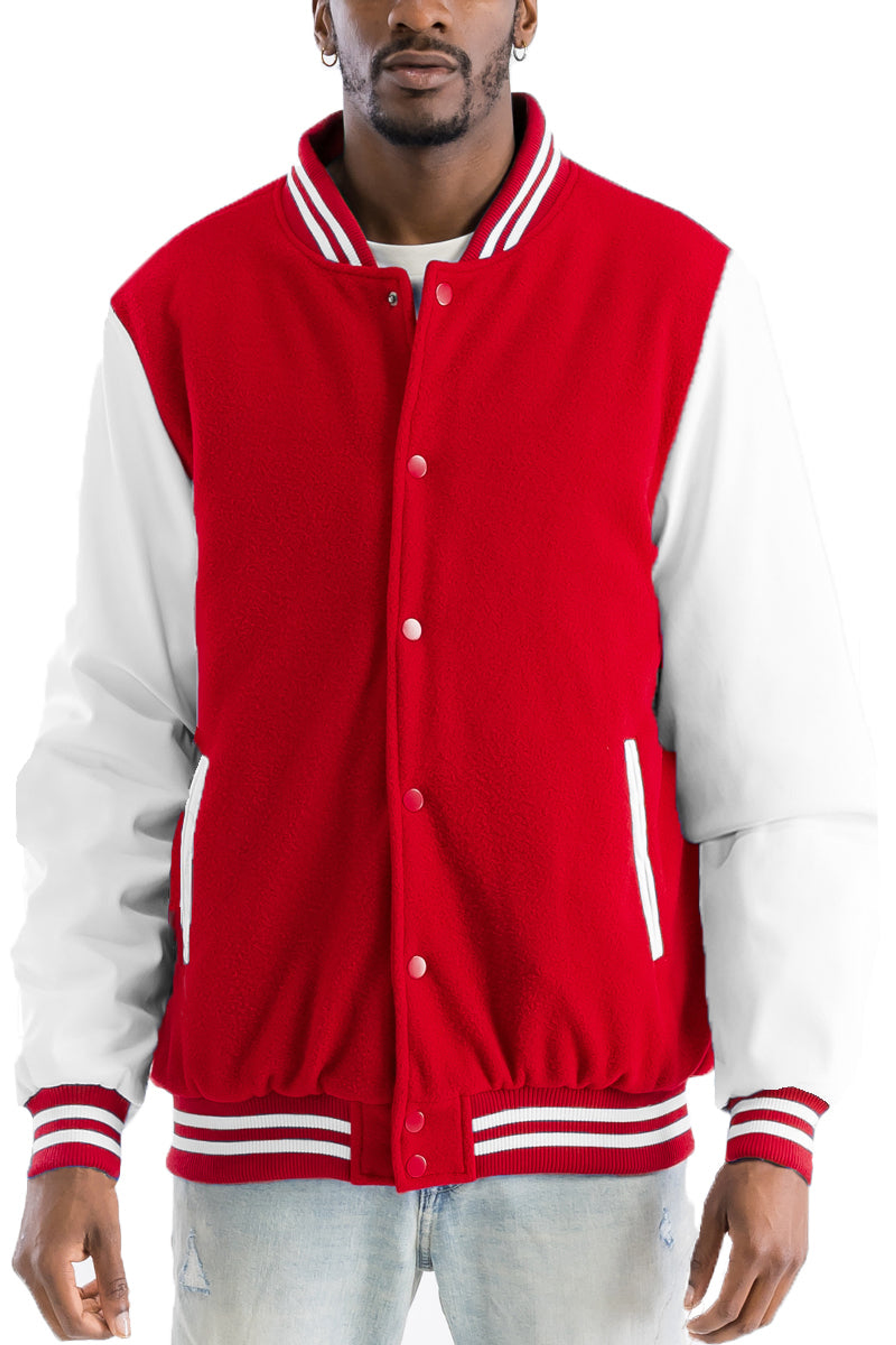 Chaqueta Letterman Función Principal Ropa de abrigo Atributo 1 Cierre a presión Atributo 2 Manga de PU Atributo 3 Forro acolchado y quilted