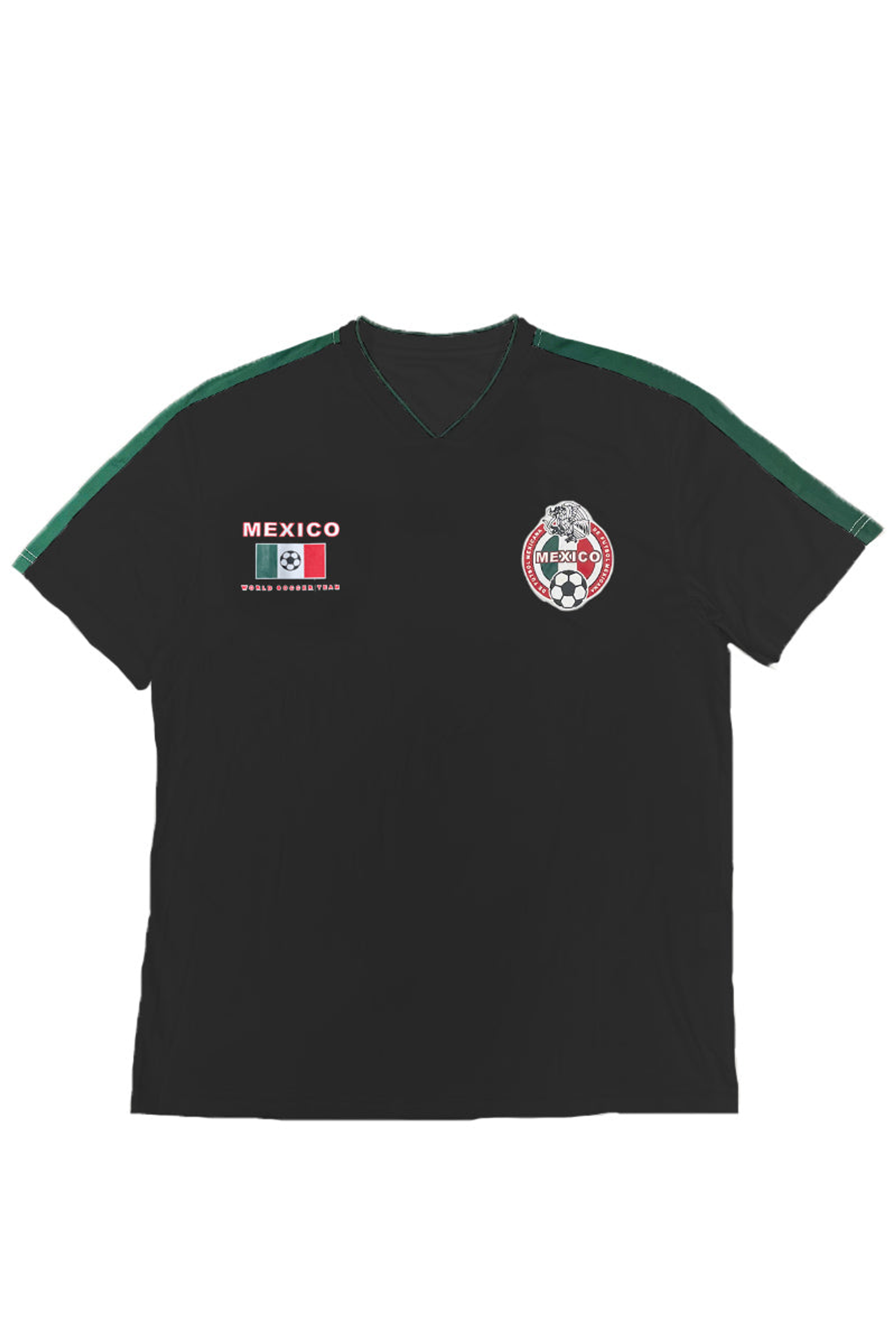 Playera de fútbol nacional uso deportivo material 98% poliéster 2% spandex diseño digital en el pecho producción especial cantidad limitada