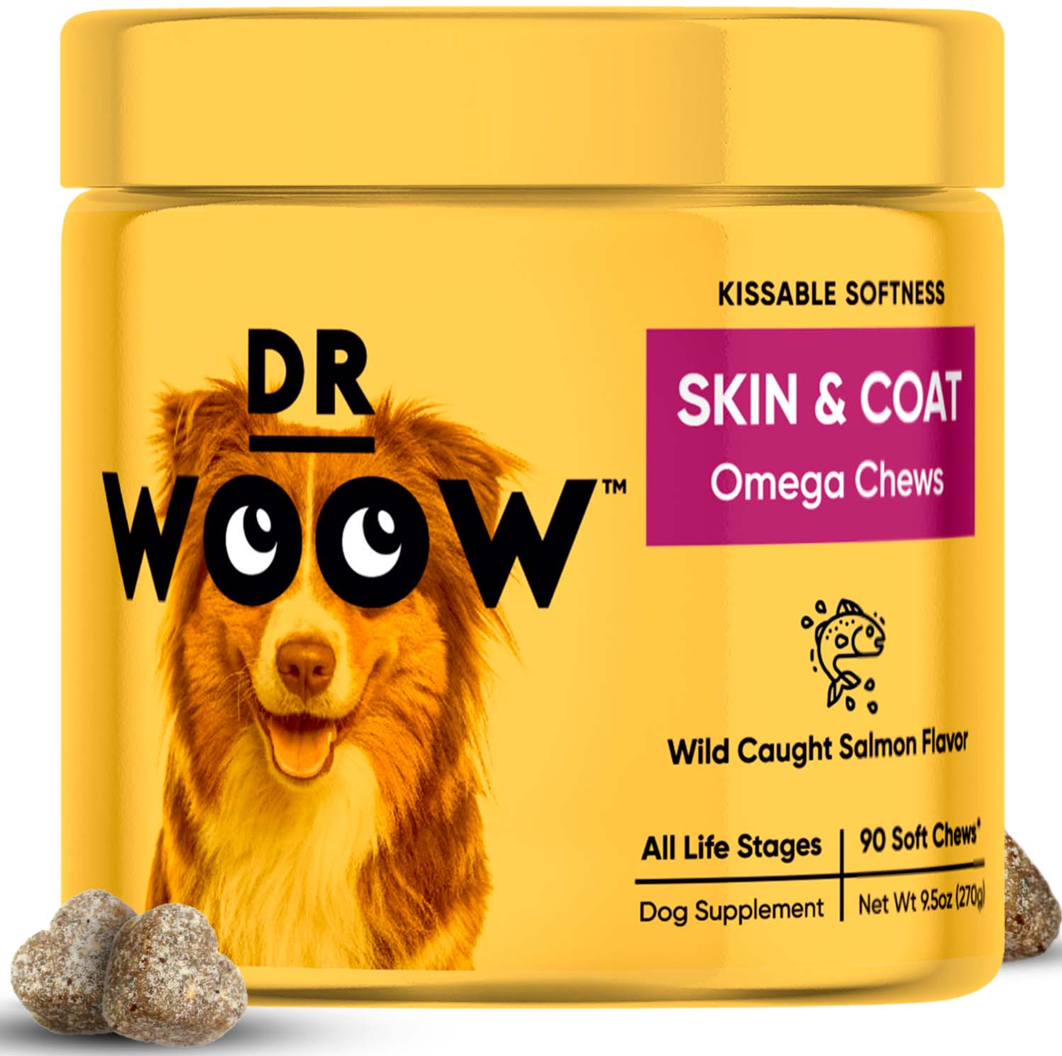 Dr Woow Skin and Coat Soft Chews Image 1