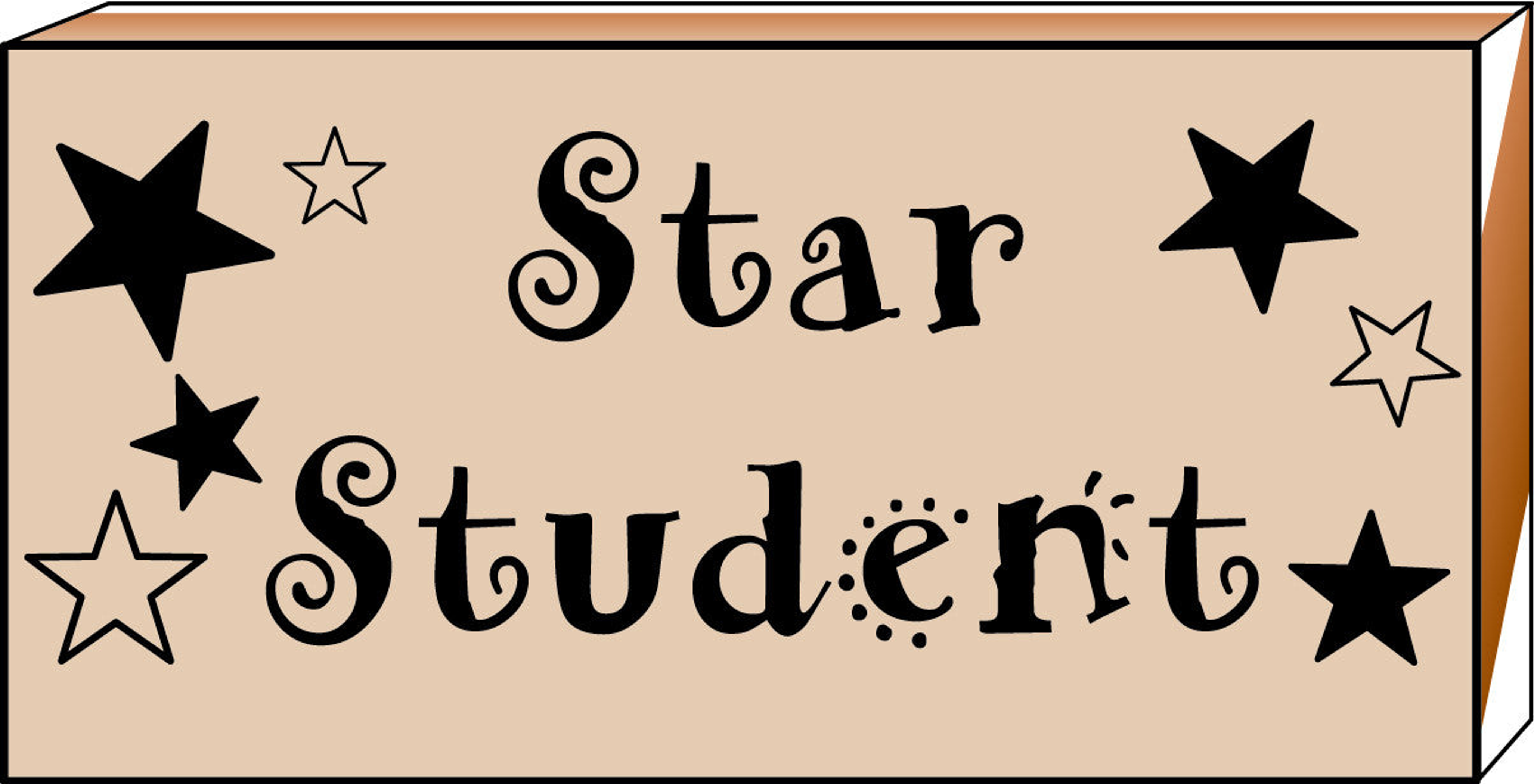 Rubber Stamp Encouragement Block Size 2 inch x 1 3/4 inch Suitable for Classroom and Home Positive Reinforcement