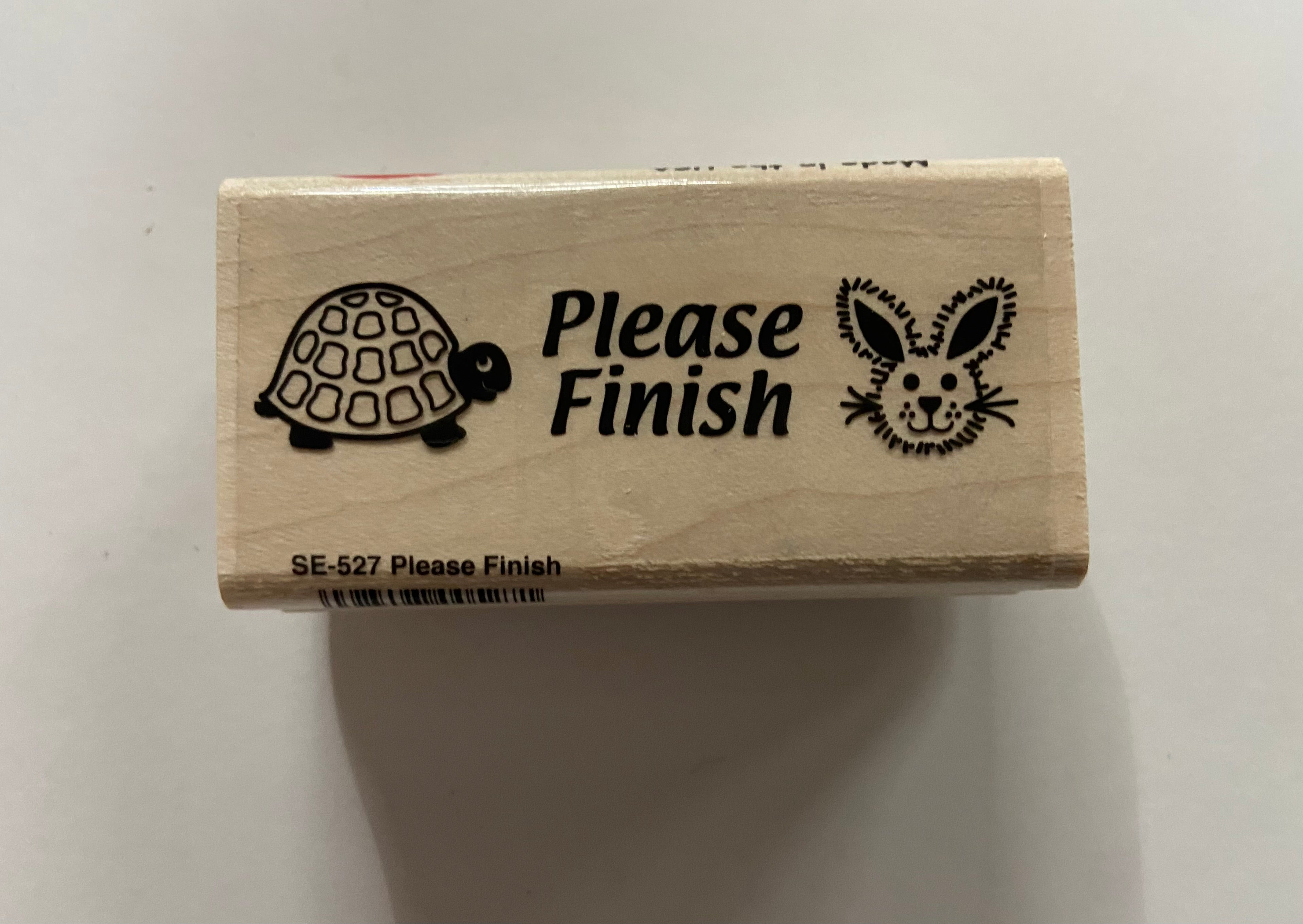 Rubber Stamp Encourages Good Work Habits 2 Inch x 1 3/4 Inch Block Size Classroom and Home Use Positive Reinforcement