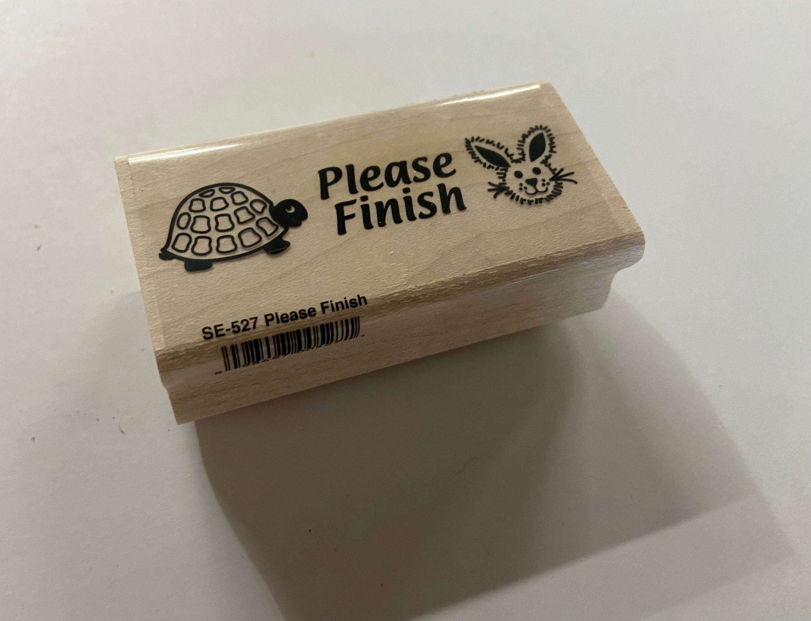 Rubber Stamp Encourages Good Work Habits 2 Inch x 1 3/4 Inch Block Size Classroom and Home Use Positive Reinforcement