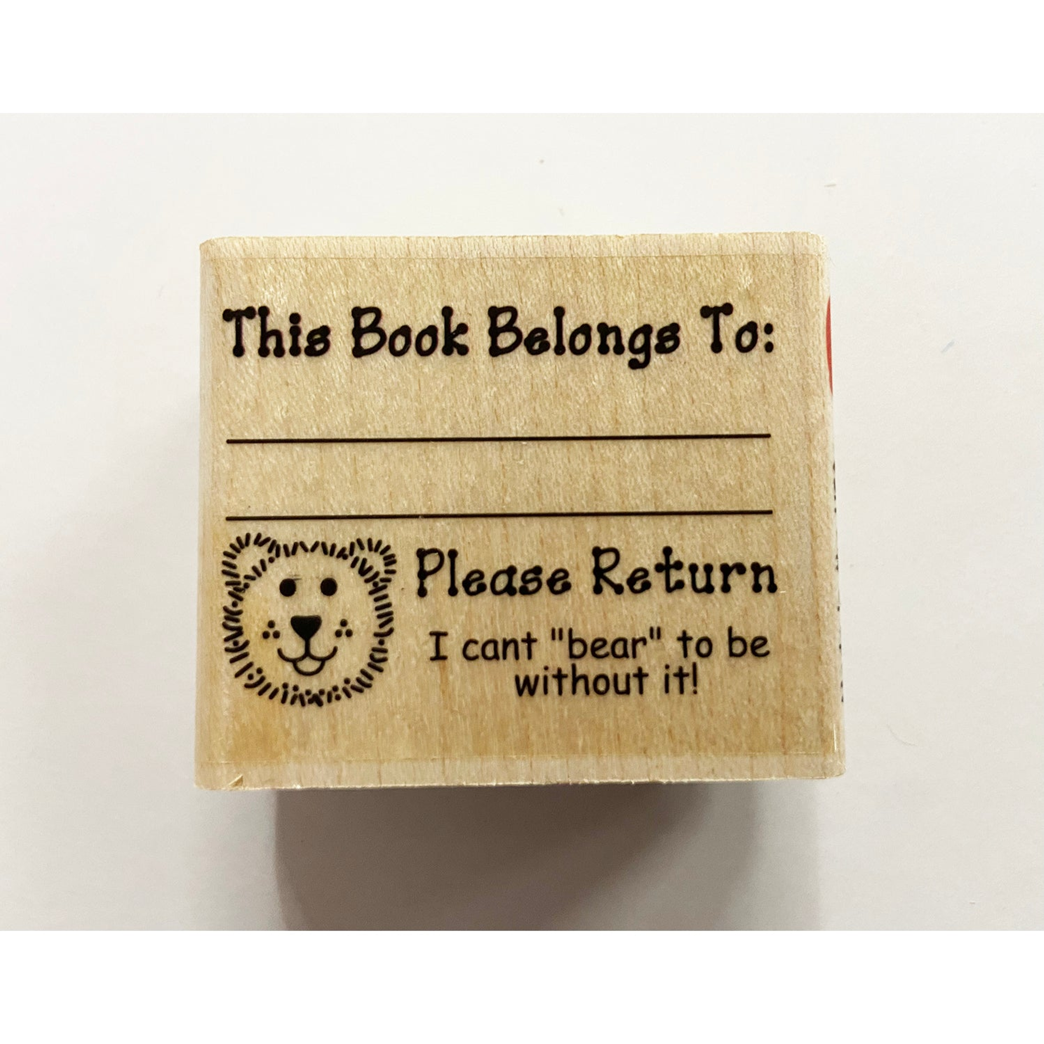 Stamp Encouragement Positive Reinforcement 2 inch x 1 3/4 inch Rubber Classroom Home