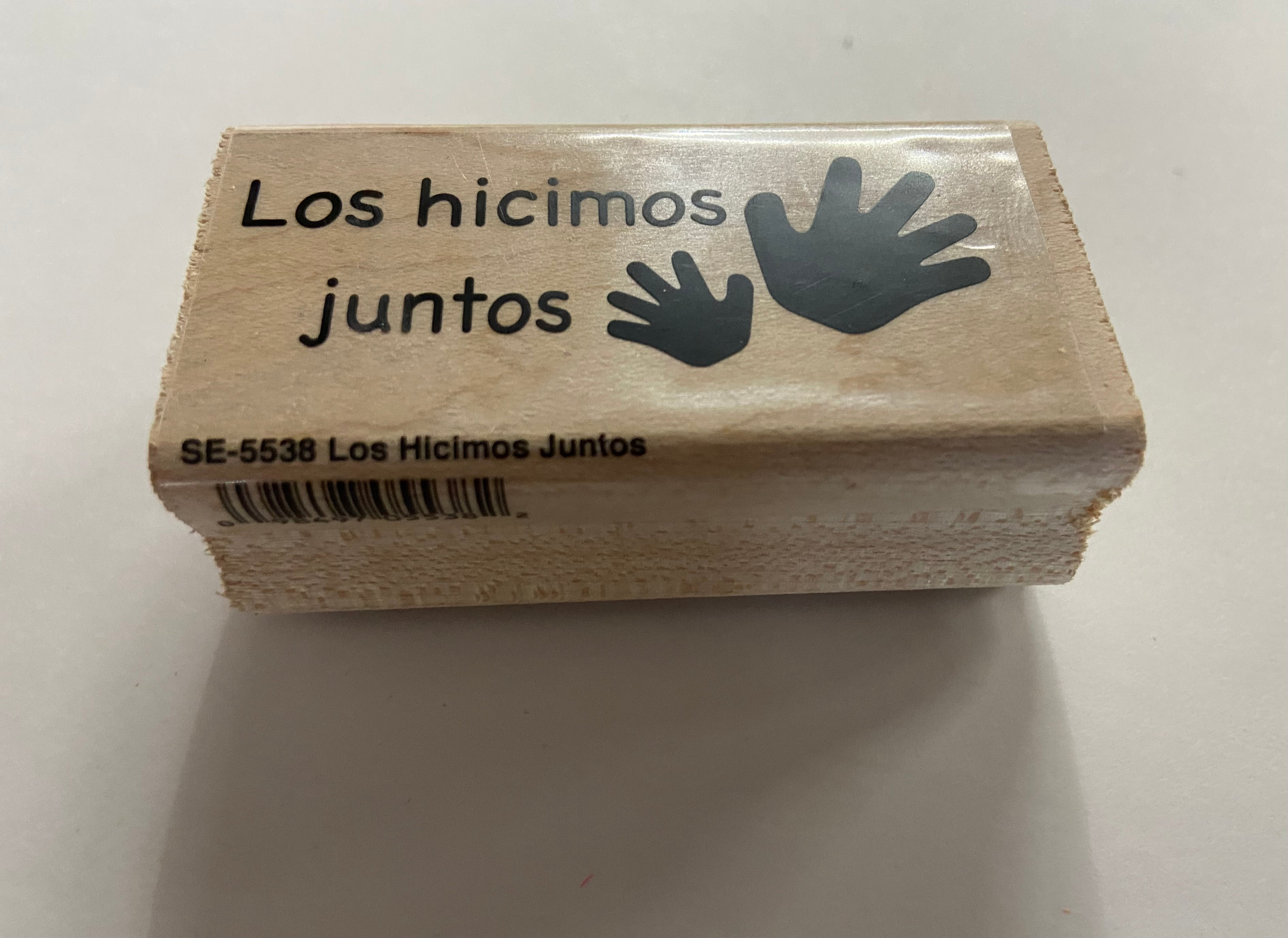 Rubber Stamp Encourages Good Work Habits Grading Papers 2 Inch x 1 75 Inch Spanish Multicultural Teaching Item