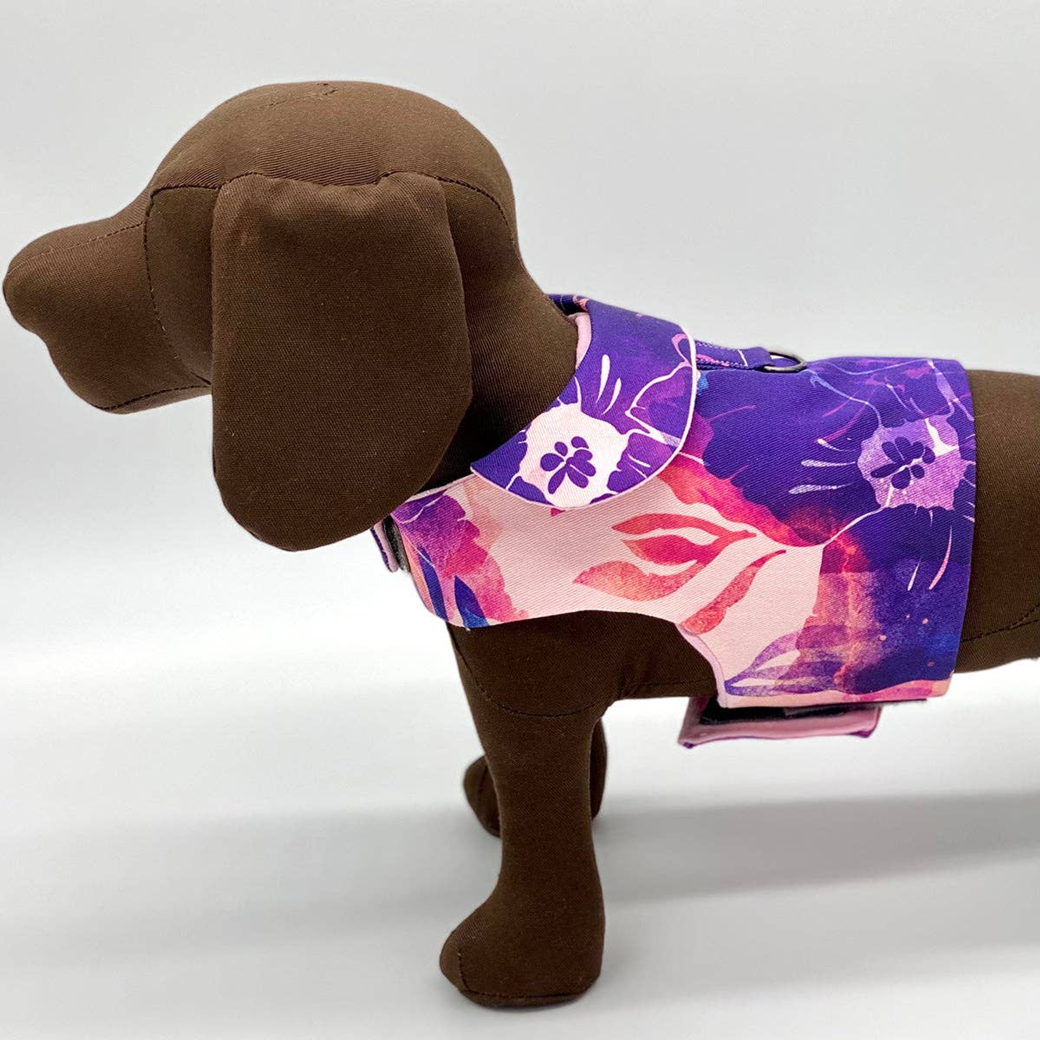 DCNY Purple Hibiscus Vest Image 1