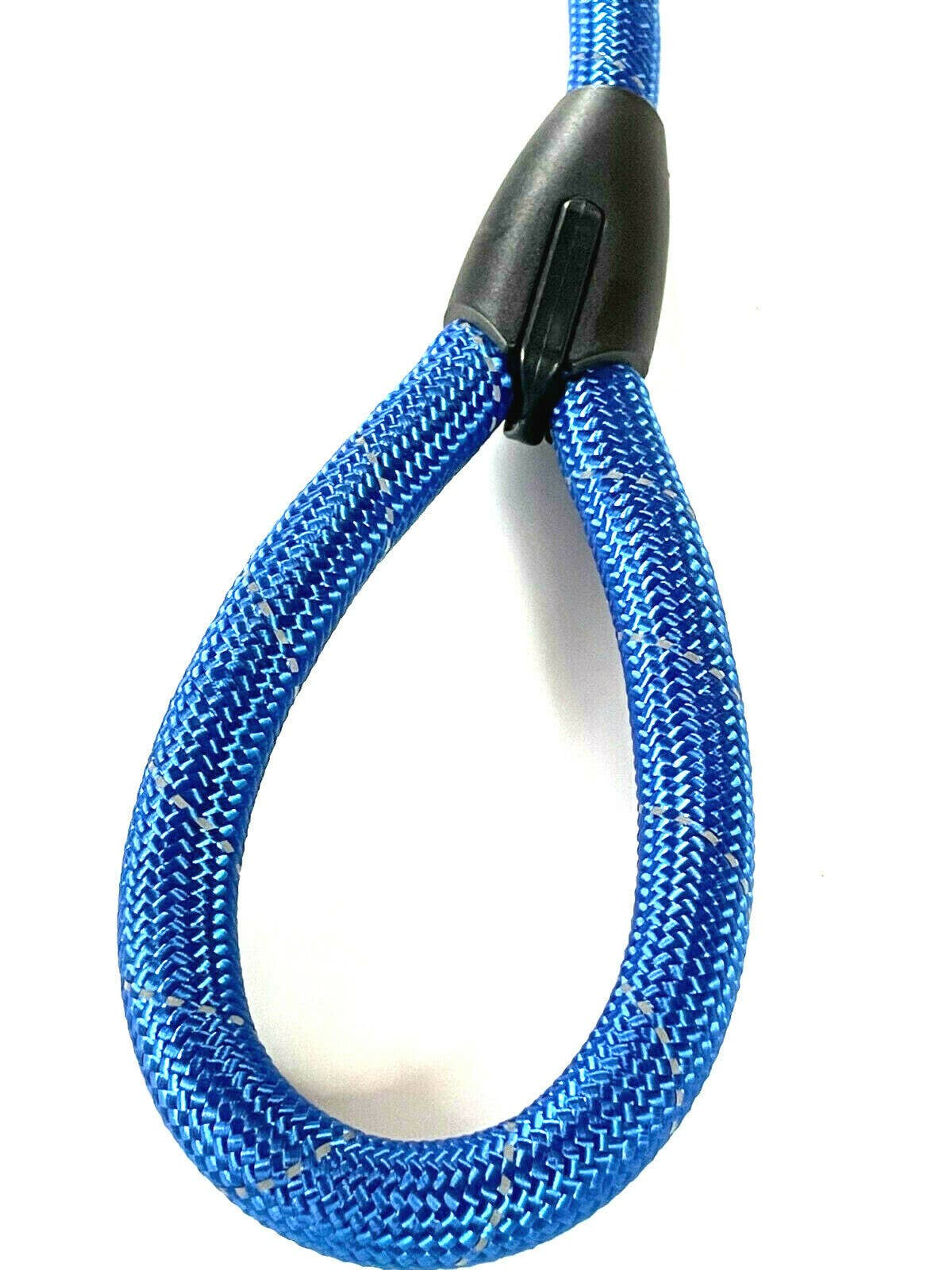 Large Dog Leash Rope Heavy Duty Reflective Nylon Material Excellent 3ft Size Blue Image 1
